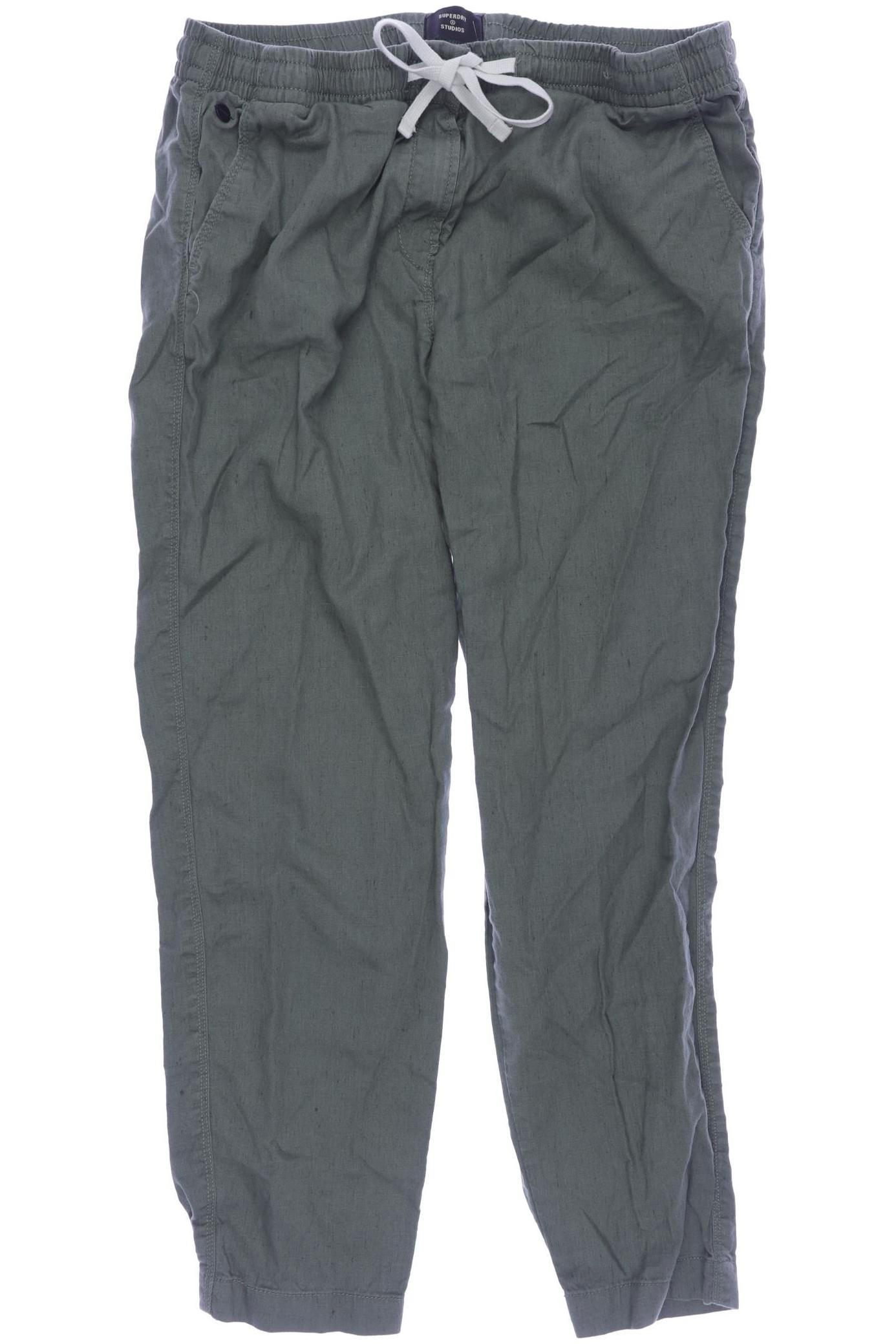 

Superdry Damen Stoffhose, grün, Gr. 38