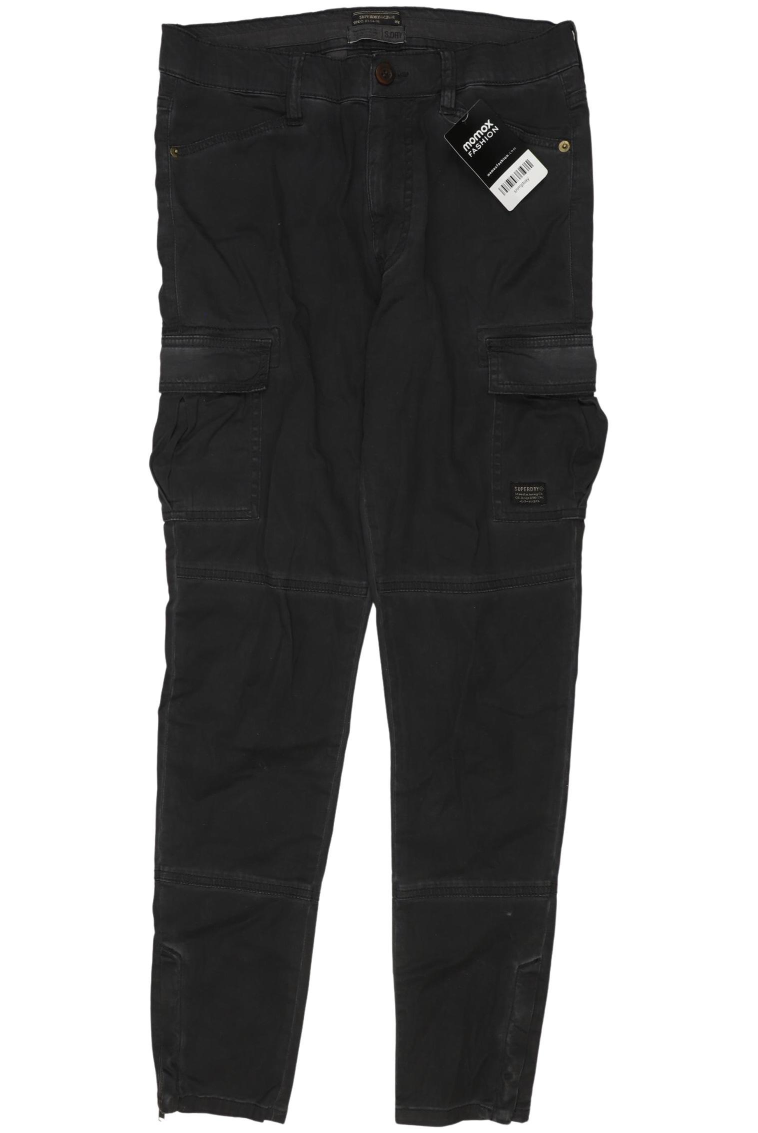 

Superdry Damen Stoffhose, schwarz, Gr. 28