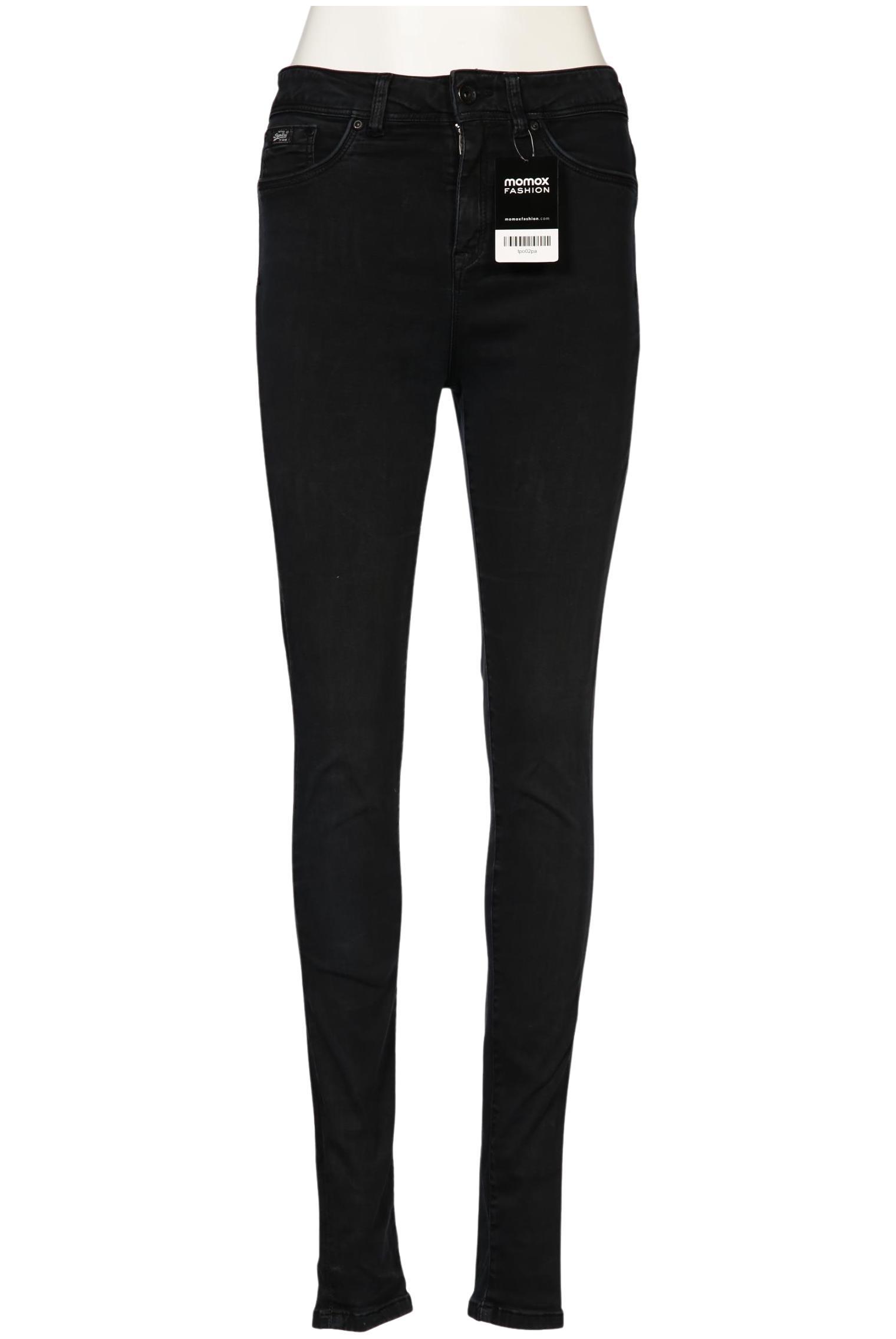 

Superdry Damen Stoffhose, schwarz, Gr. 28