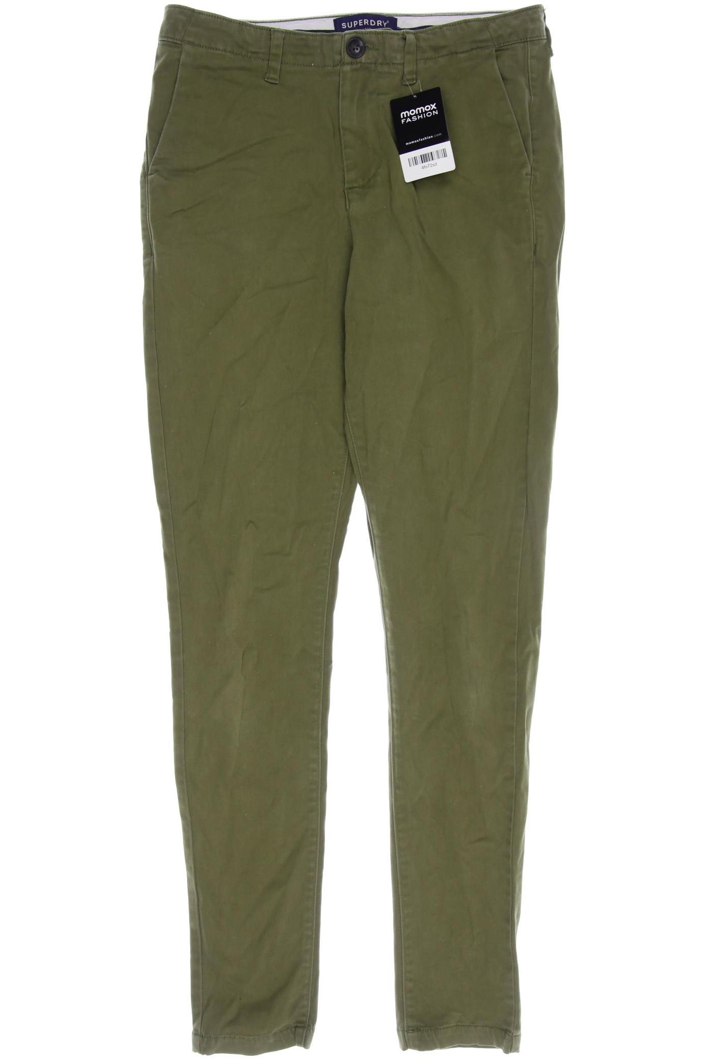 

Superdry Damen Stoffhose, grün, Gr. 28