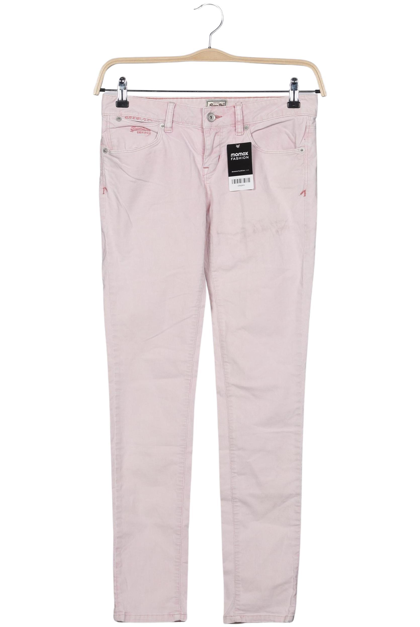 

Superdry Damen Stoffhose, pink, Gr. 28