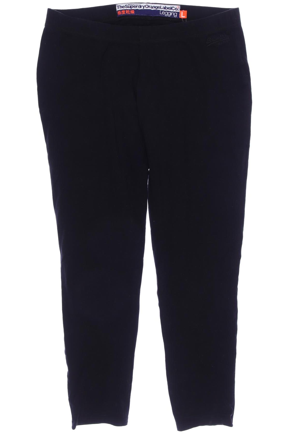 

Superdry Damen Stoffhose, schwarz, Gr. 0