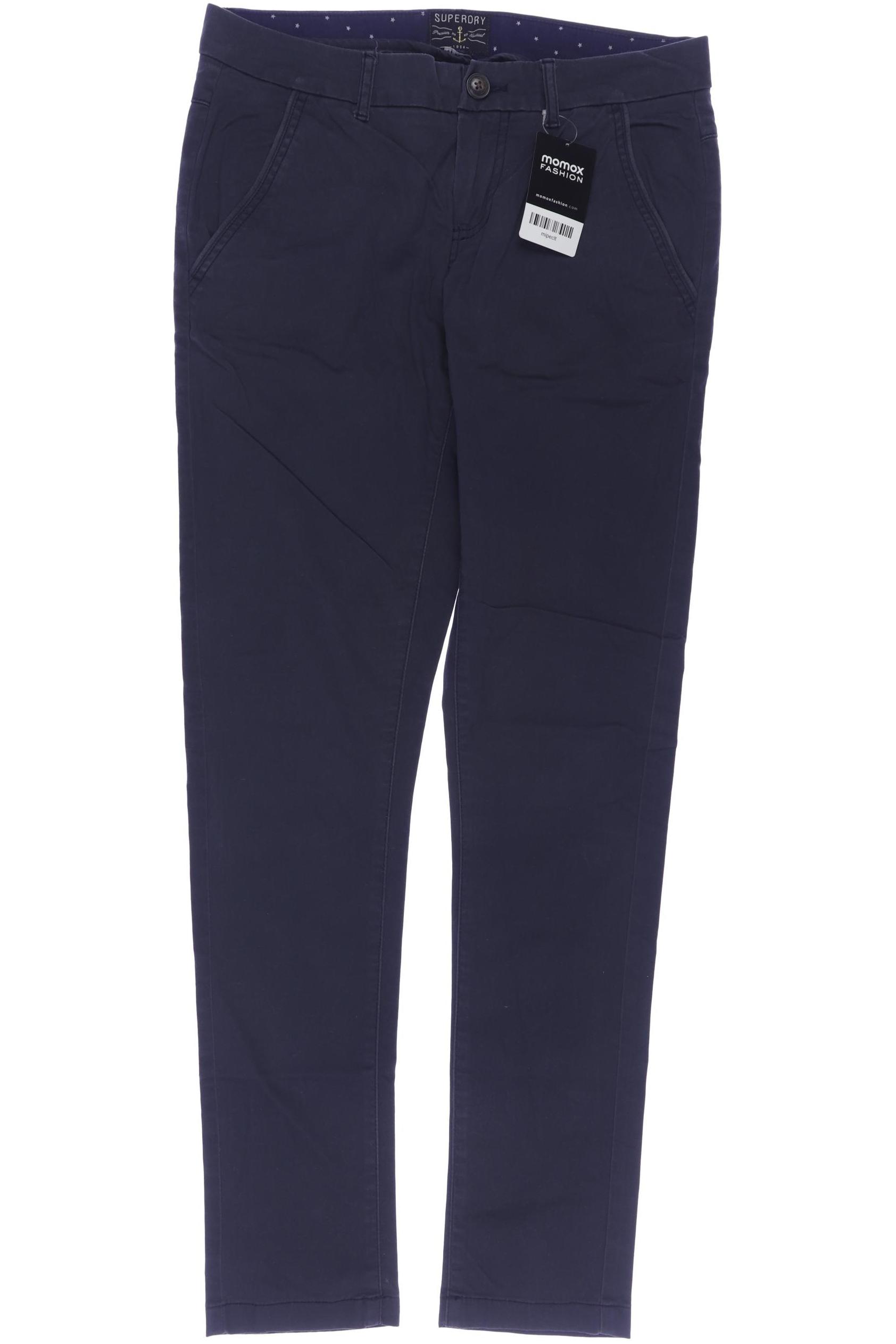 

Superdry Damen Stoffhose, marineblau, Gr. 0