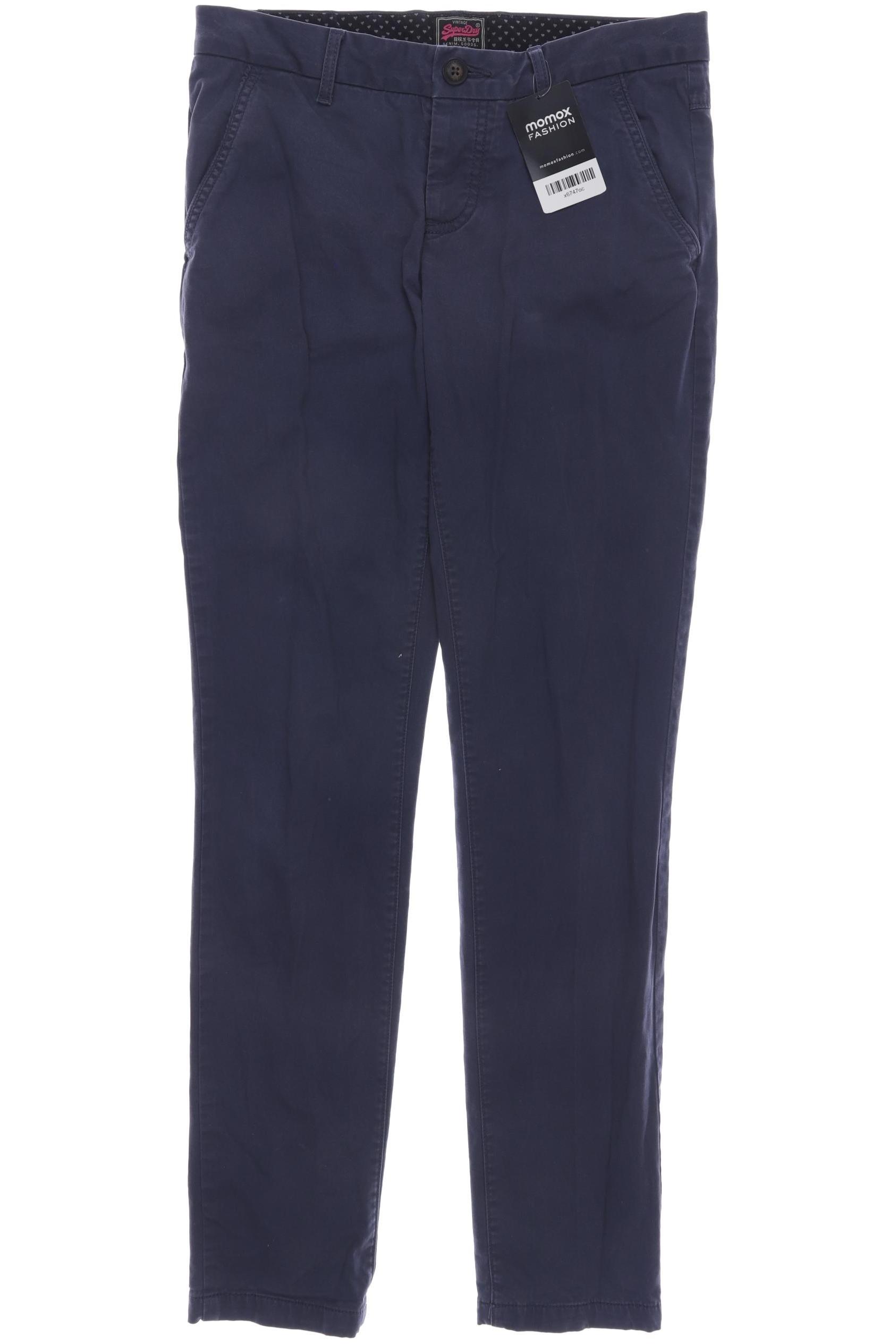 

Superdry Damen Stoffhose, marineblau, Gr. 0