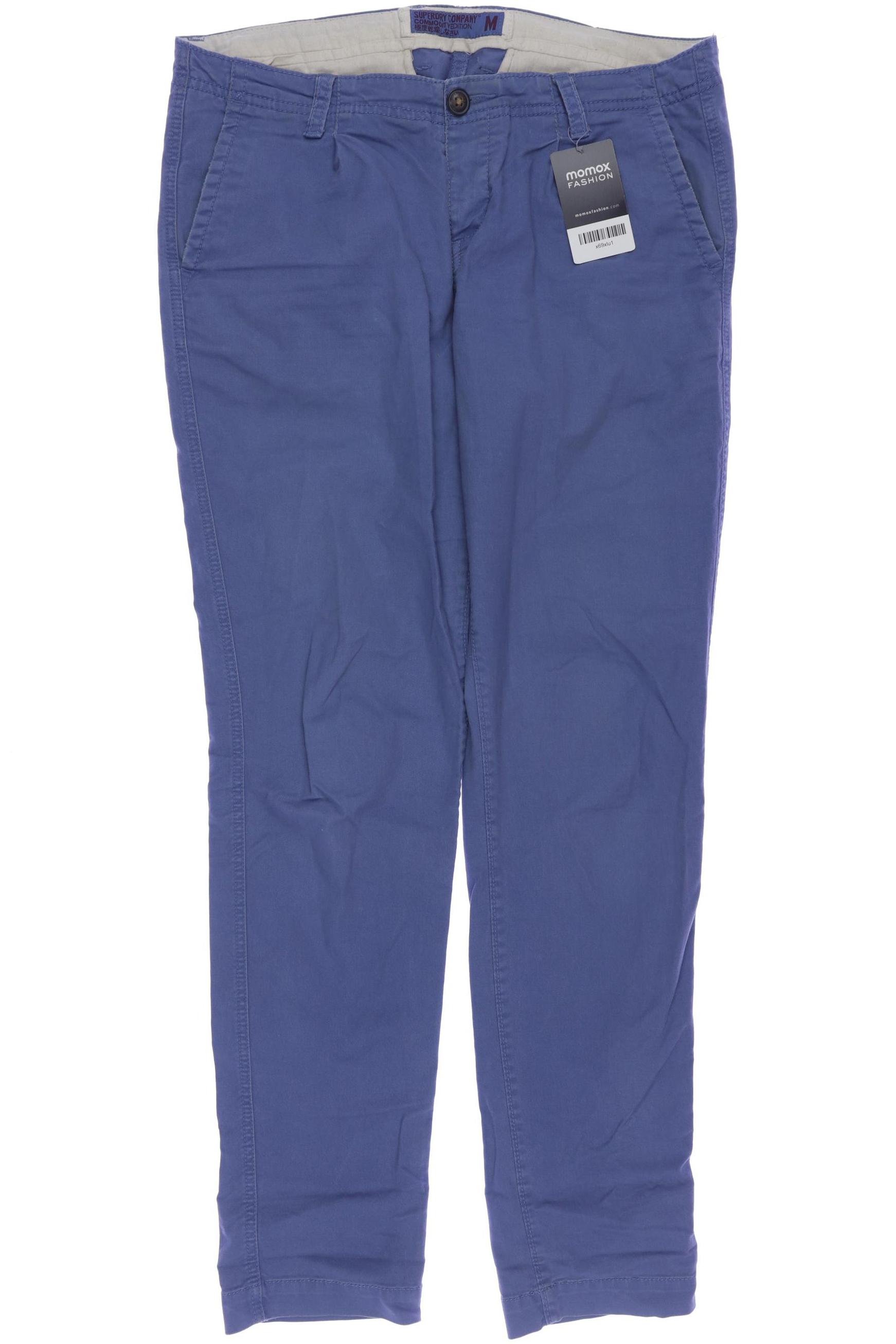 

Superdry Damen Stoffhose, blau, Gr. 0