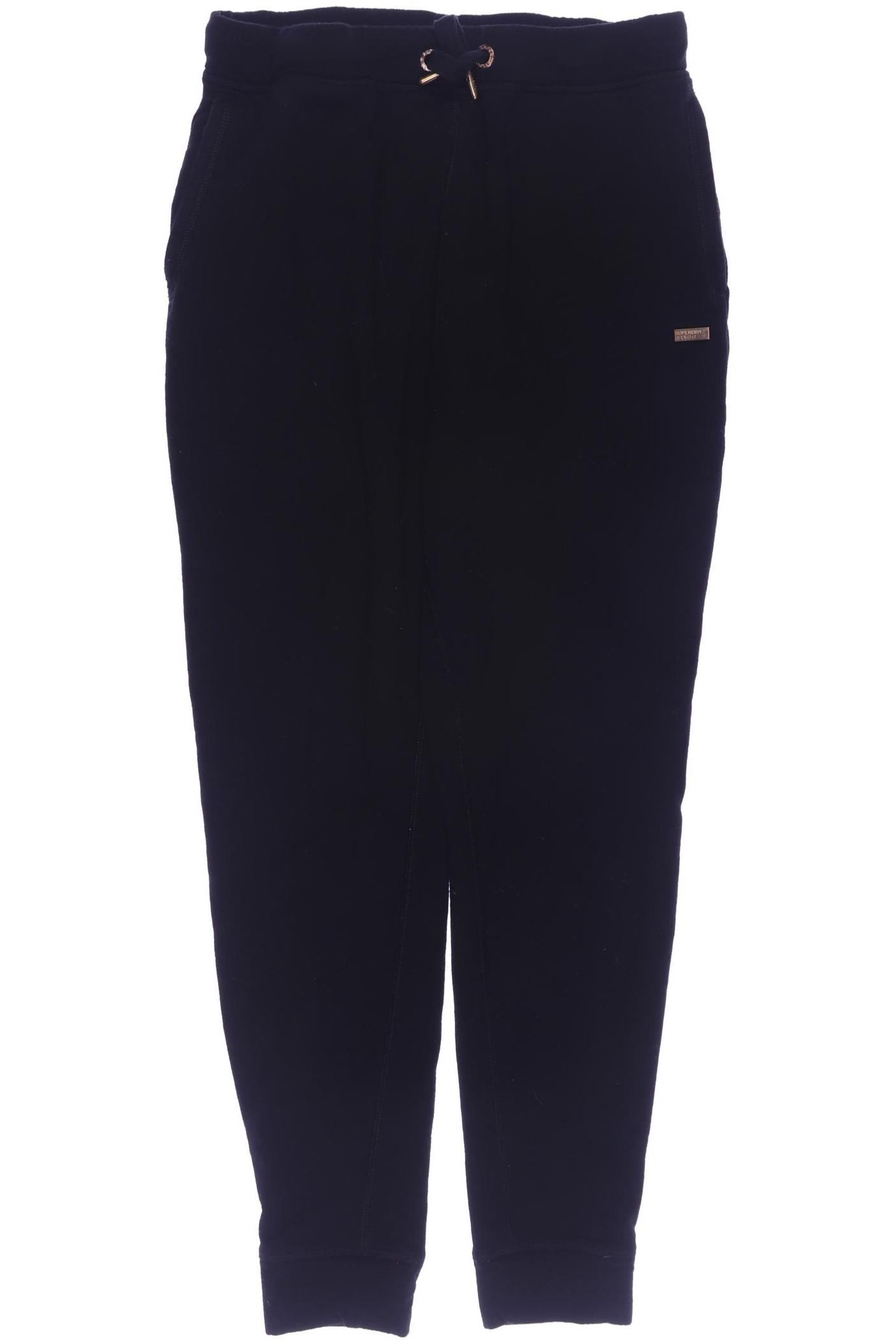 

Superdry Damen Stoffhose, schwarz, Gr. 38