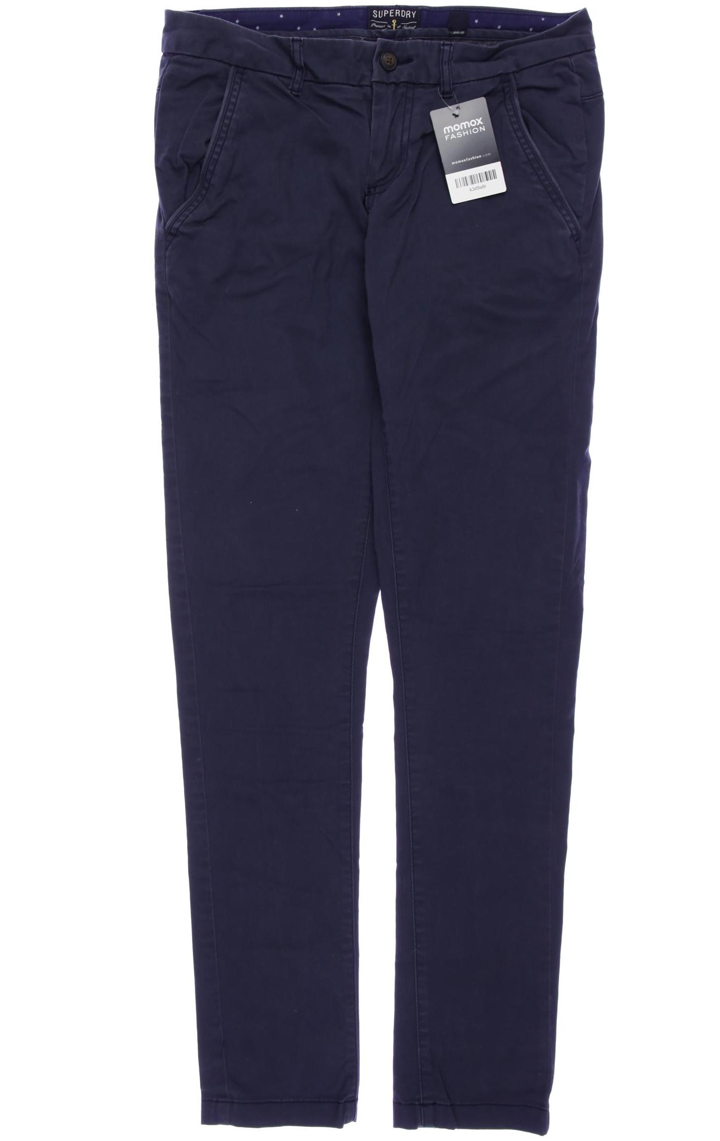 

Superdry Damen Stoffhose, marineblau, Gr. 0