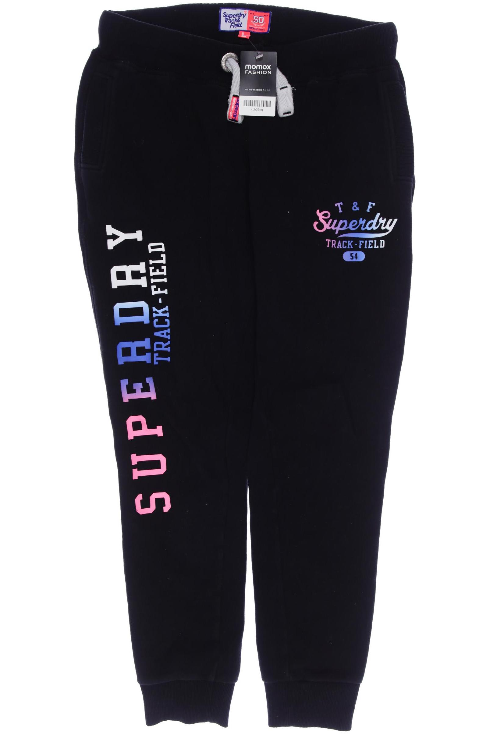 

Superdry Damen Stoffhose, schwarz, Gr. 0