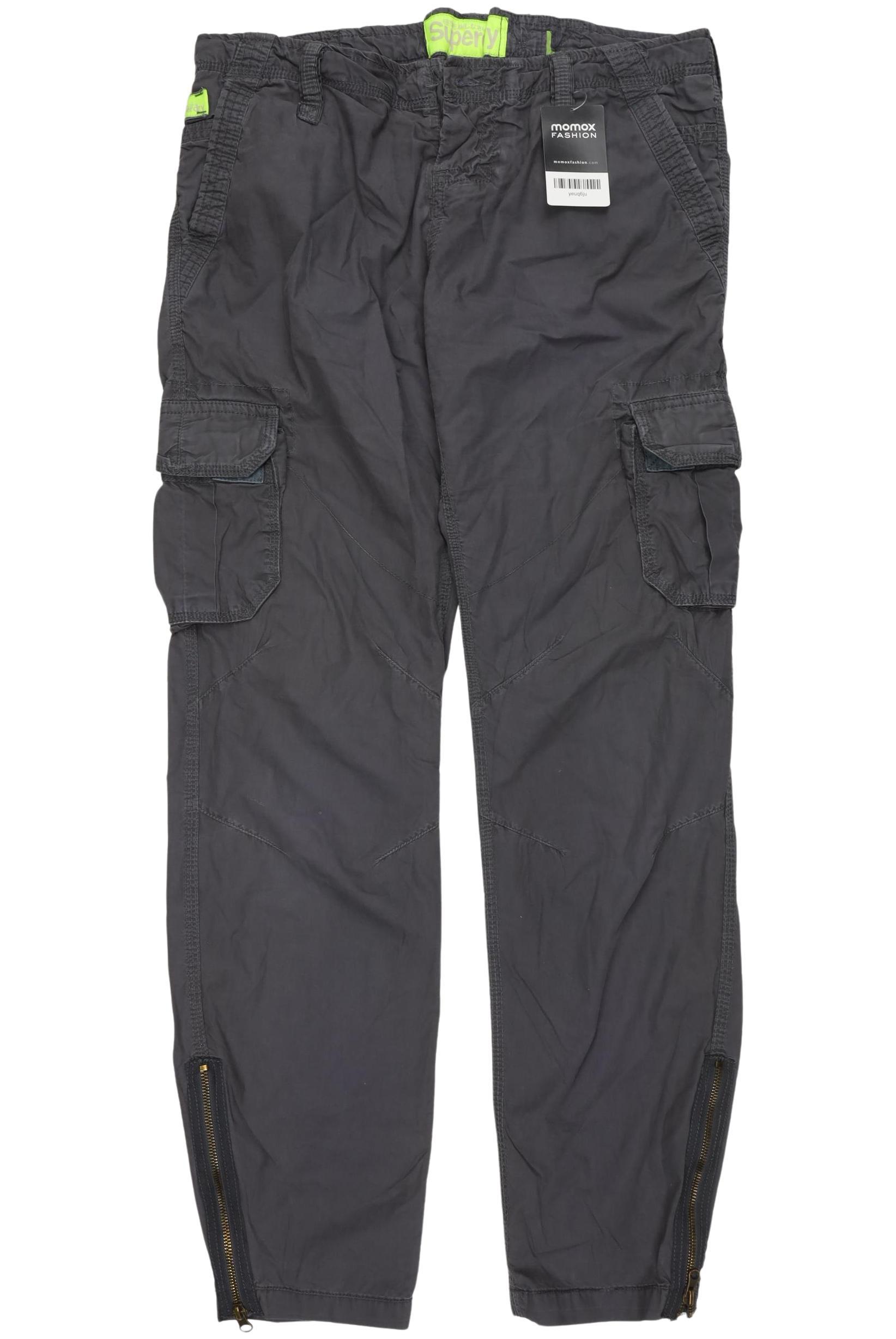 

Superdry Damen Stoffhose, grau, Gr. 0