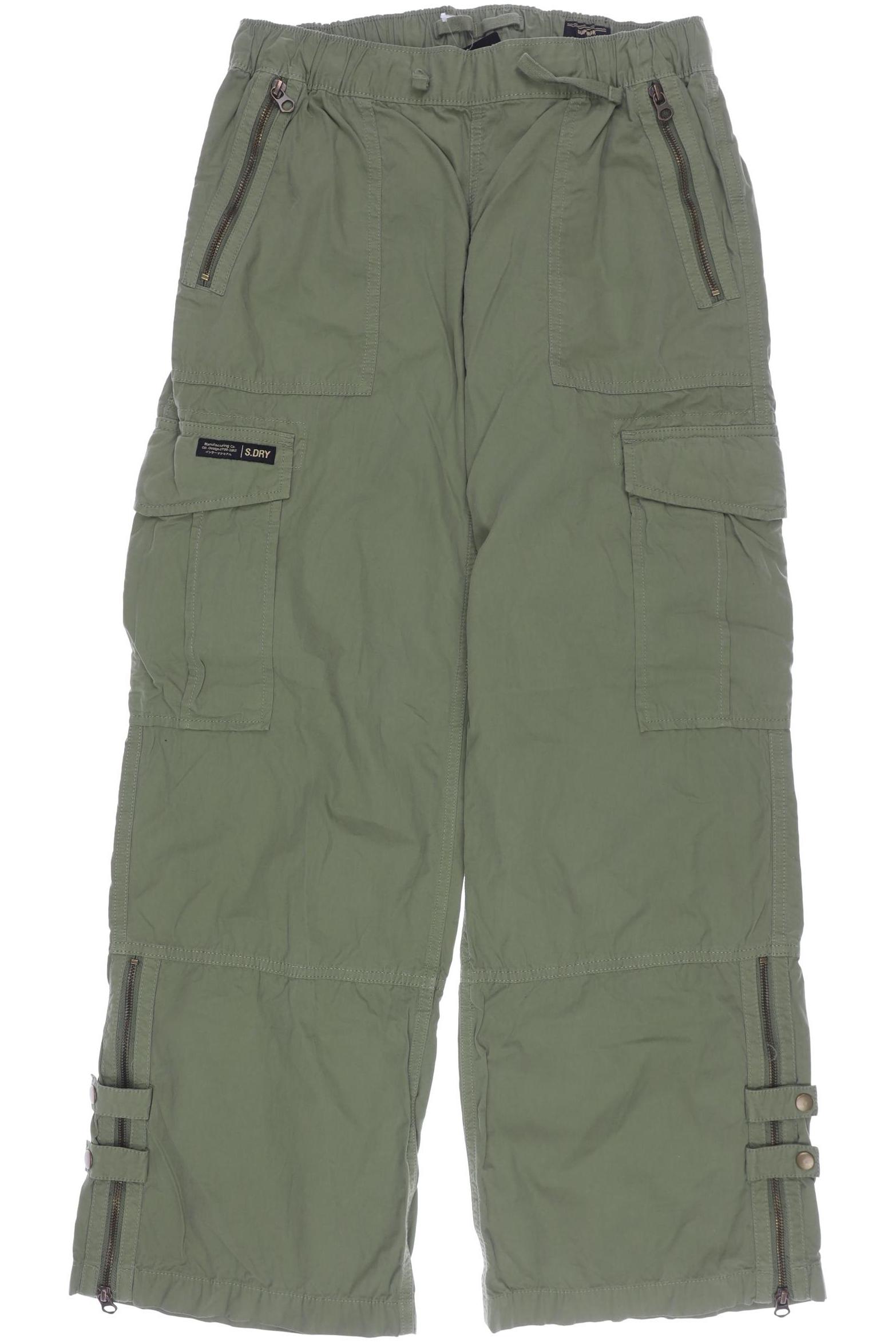 

Superdry Damen Stoffhose, grün, Gr. 28