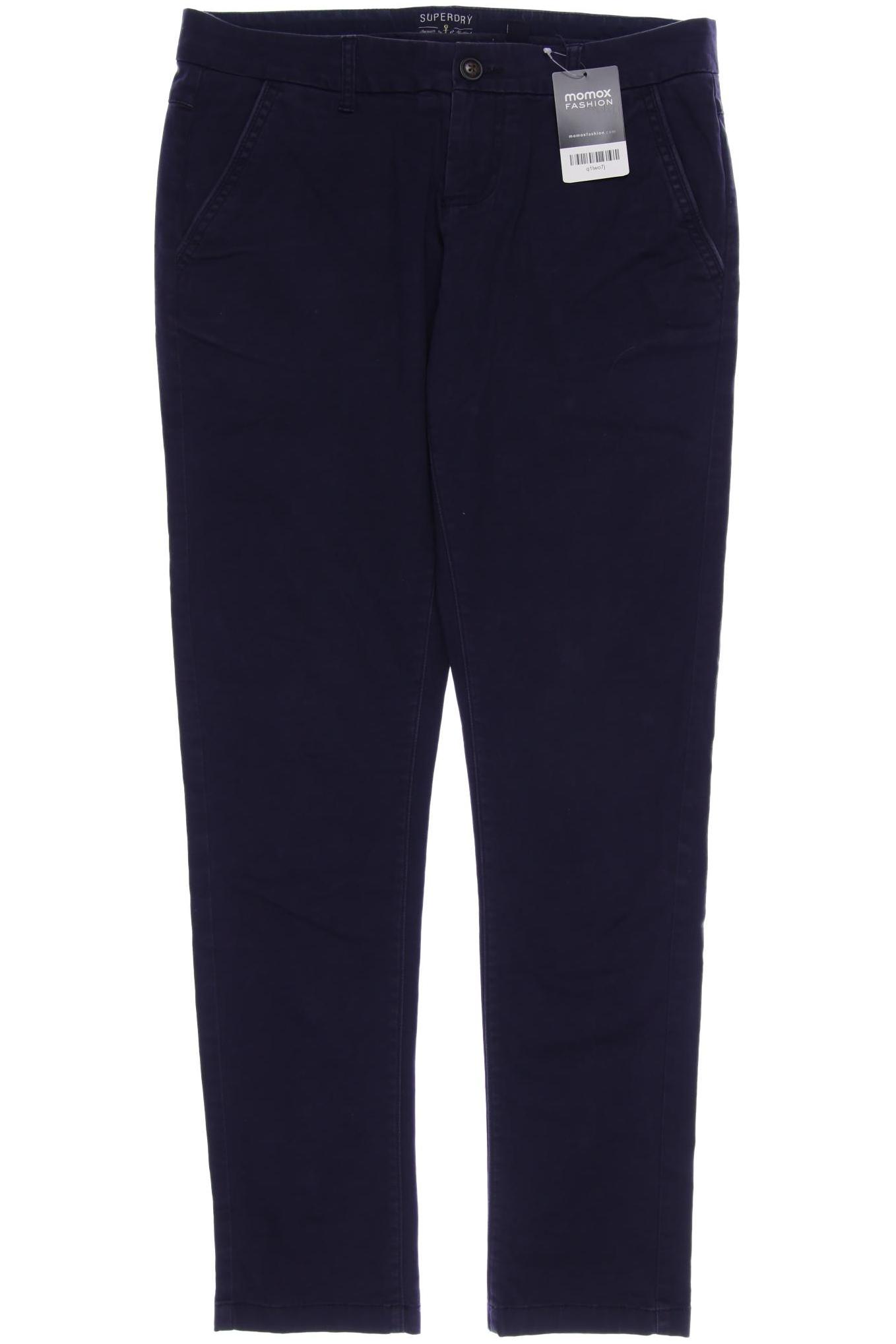 

Superdry Damen Stoffhose, marineblau, Gr. 0