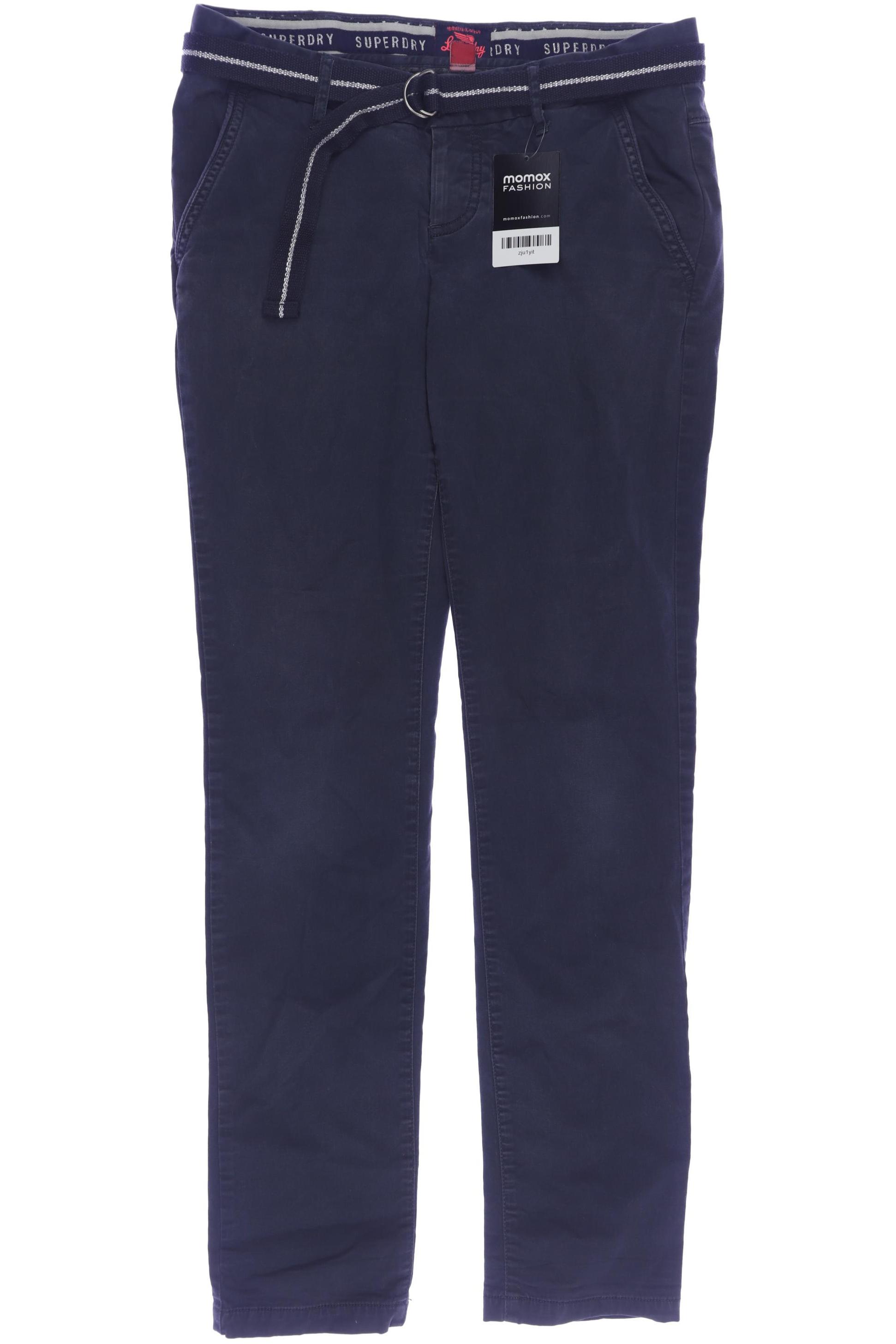 

Superdry Damen Stoffhose, marineblau, Gr. 0