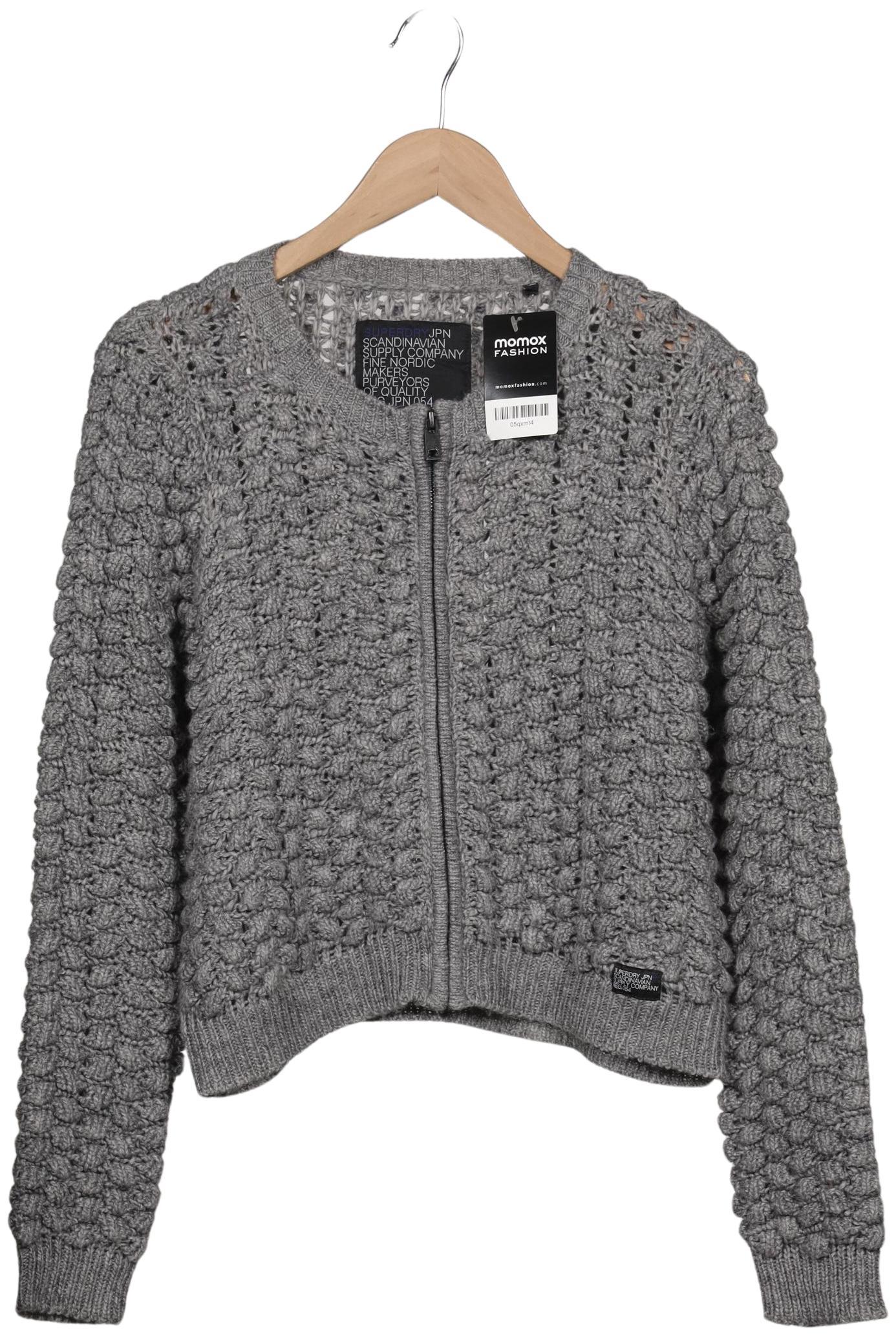 

Superdry Damen Strickjacke, grau, Gr. 44