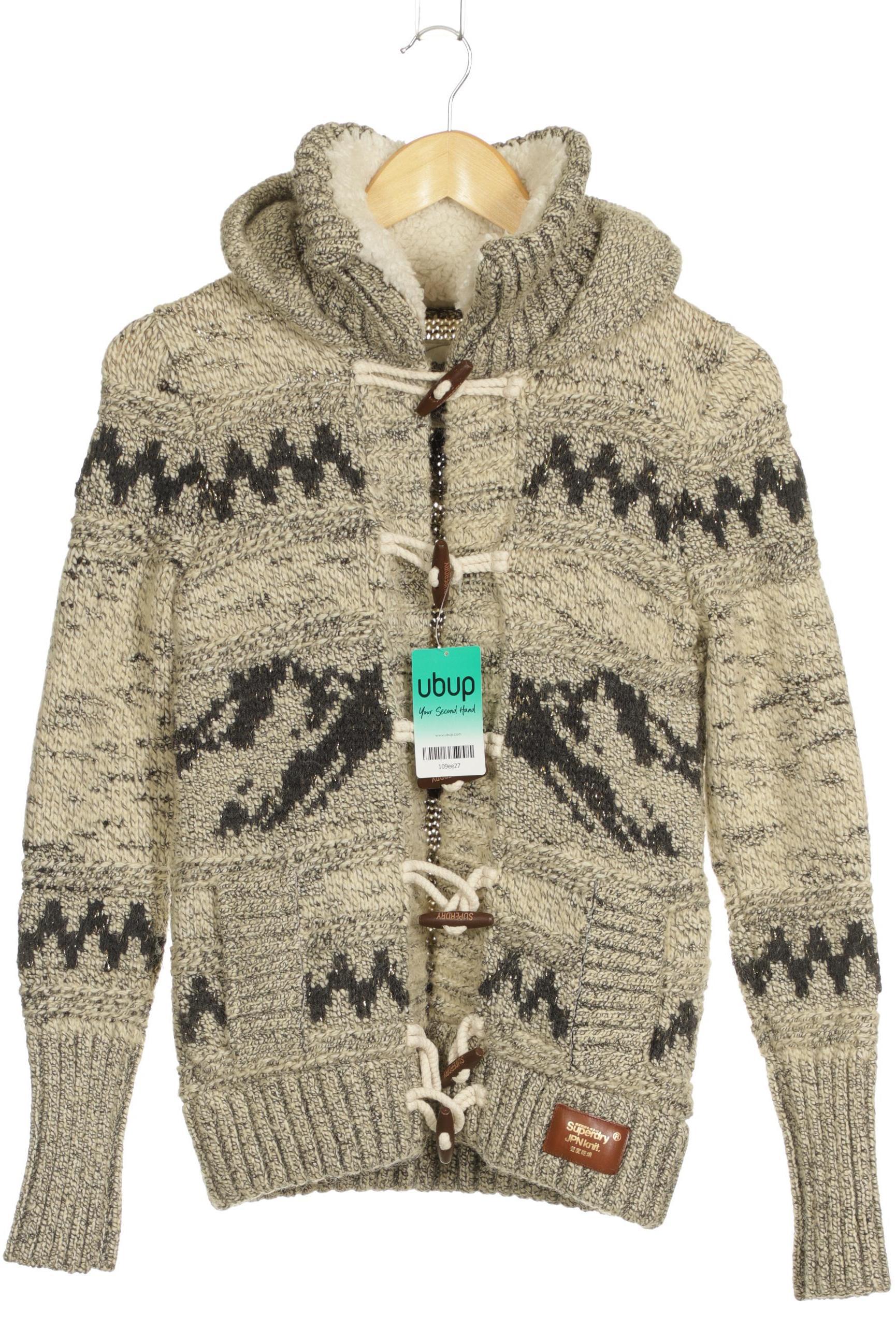 

Superdry Damen Strickjacke, beige, Gr.