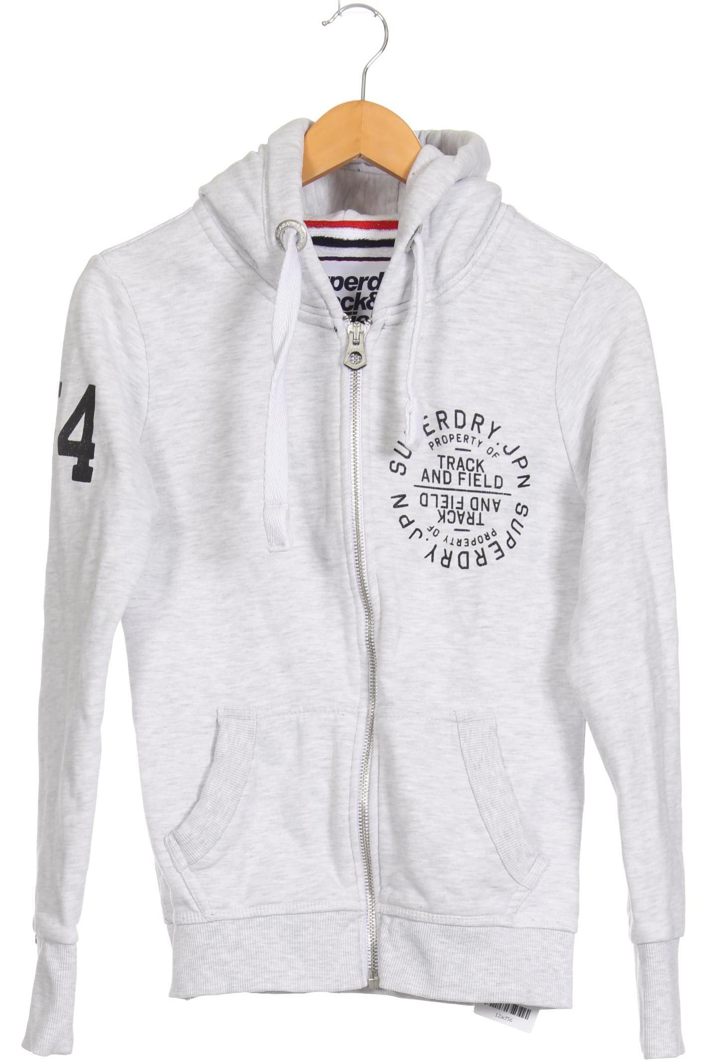 

Superdry Damen Kapuzenpullover, grau, Gr.