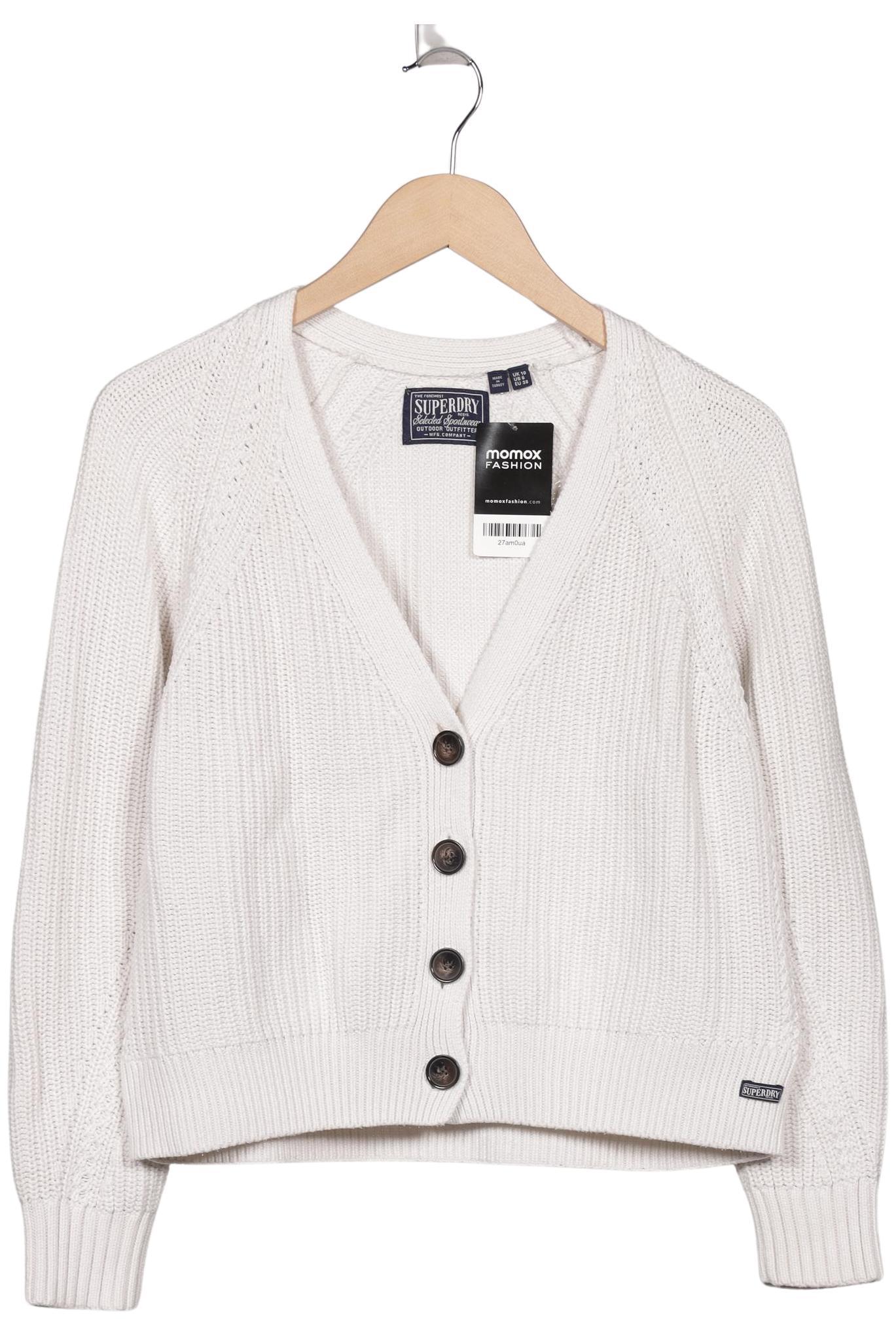 

Superdry Damen Strickjacke, cremeweiß, Gr. 38