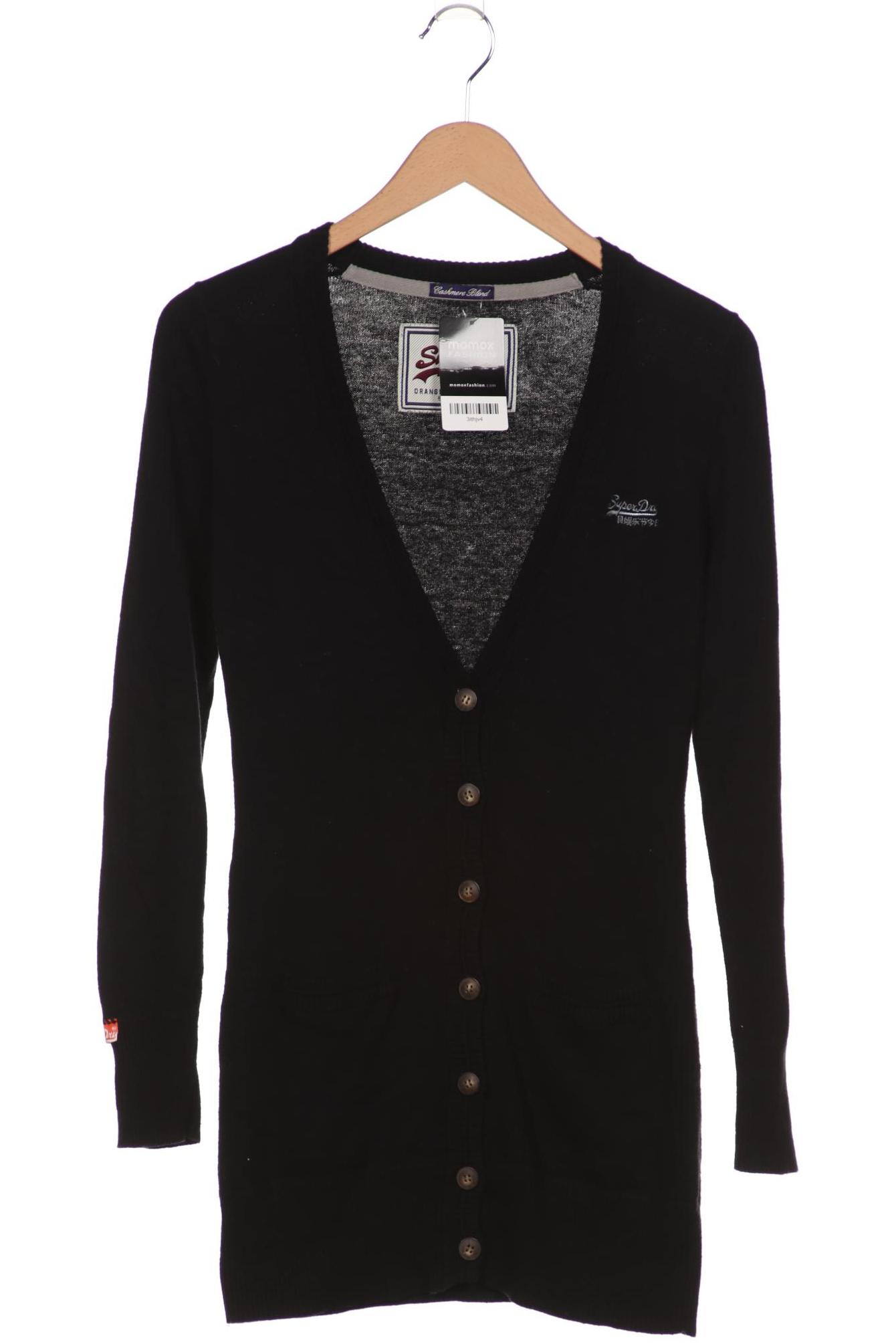 

Superdry Damen Strickjacke, schwarz, Gr. 36