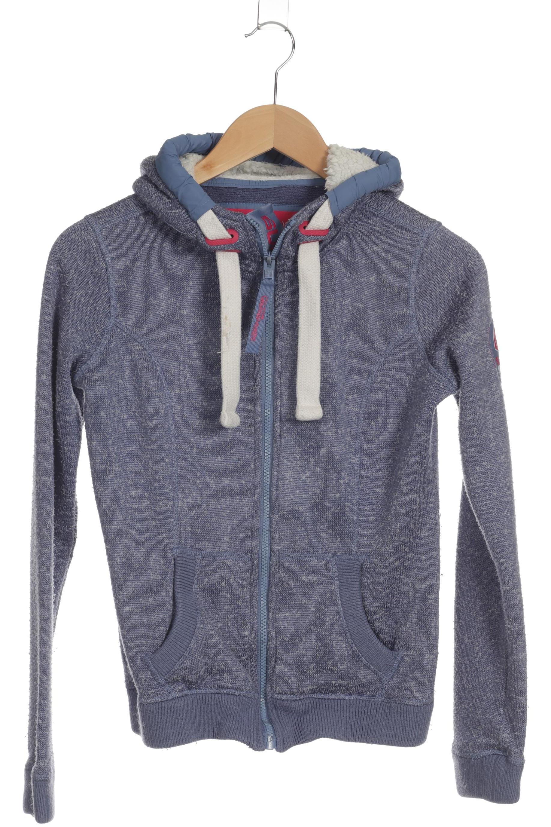 

Superdry Damen Kapuzenpullover, blau, Gr.