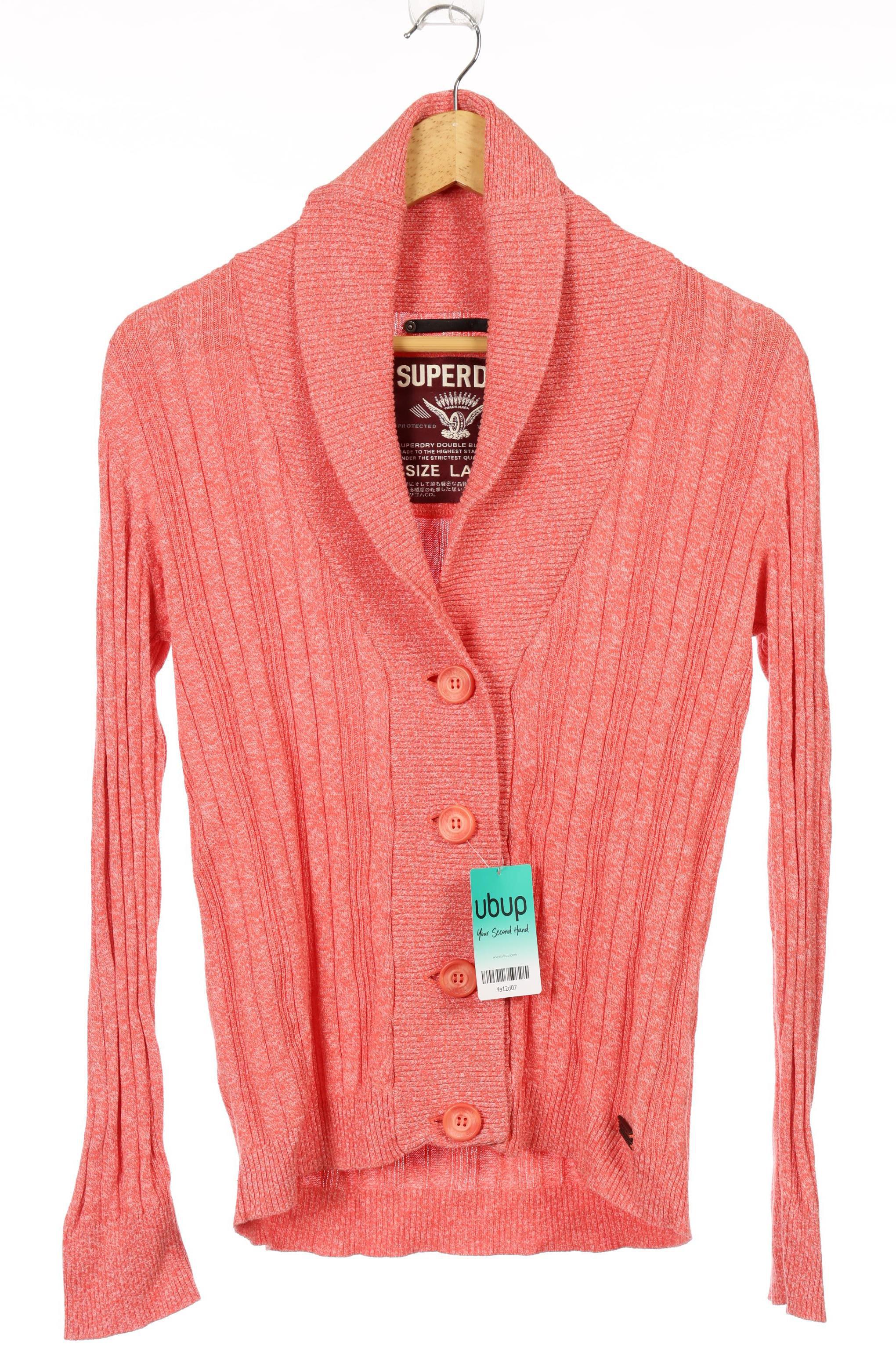 

Superdry Damen Strickjacke, orange, Gr.