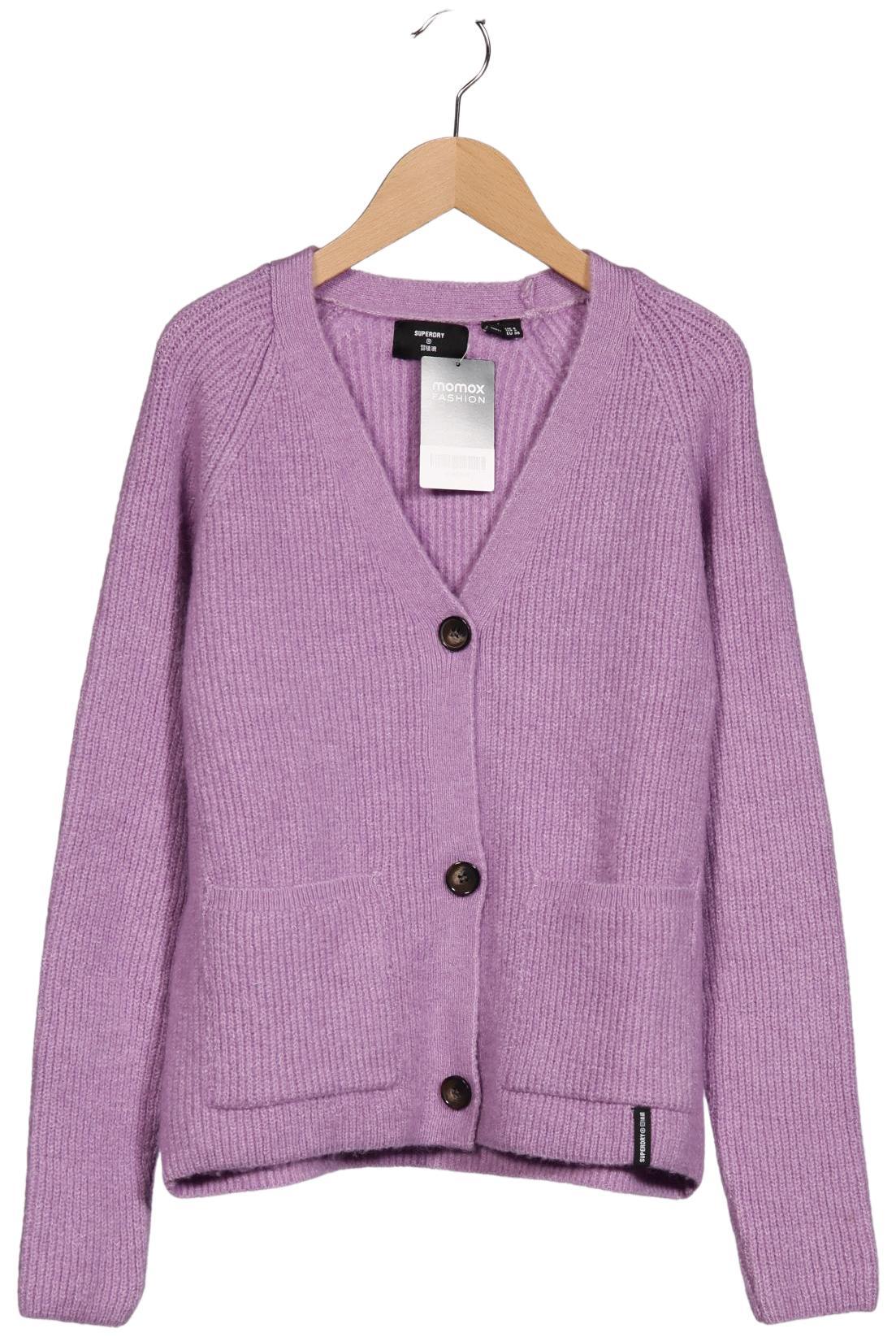 

Superdry Damen Strickjacke, flieder, Gr. 36
