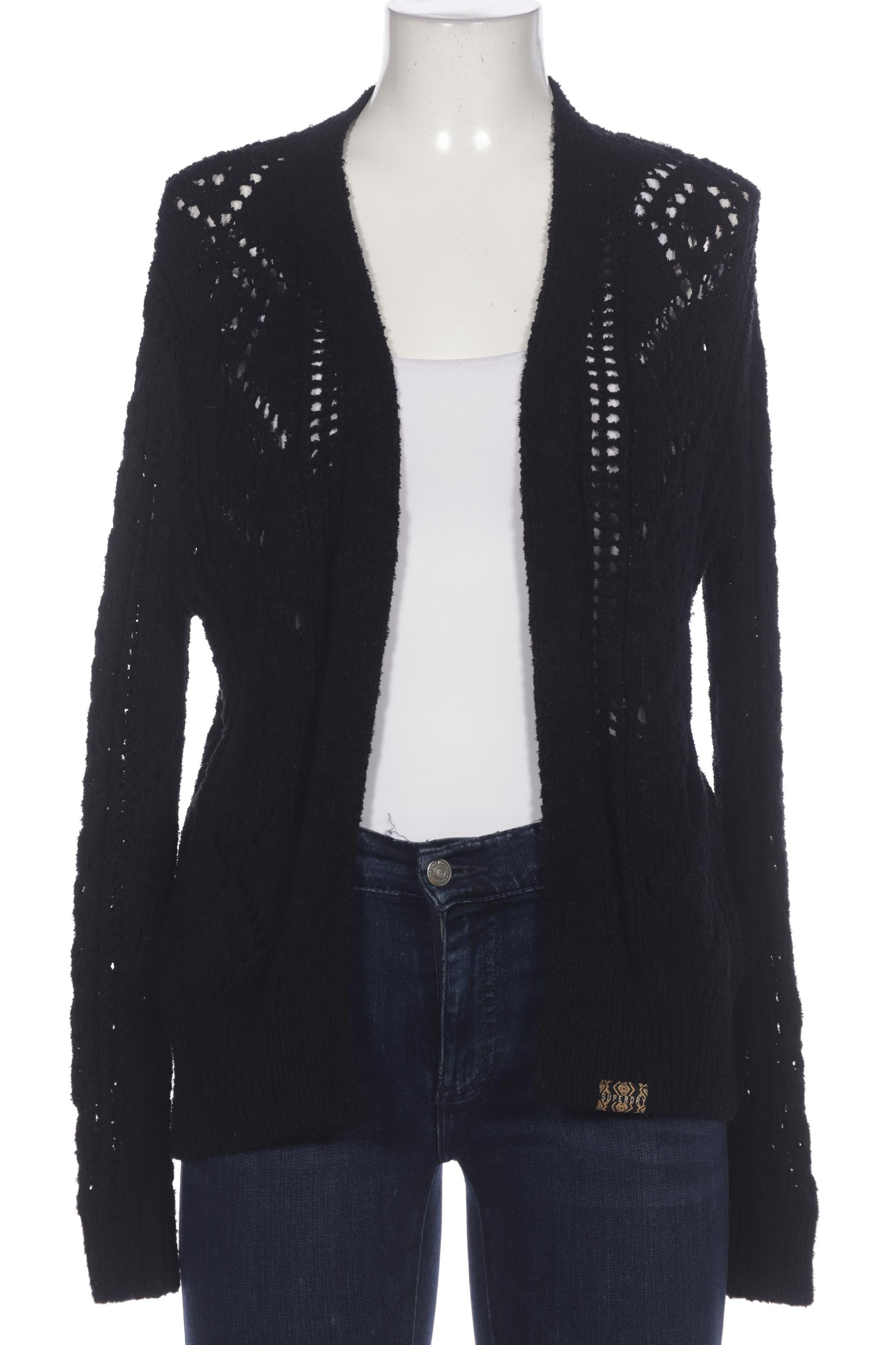 

Superdry Damen Strickjacke, schwarz, Gr. 38