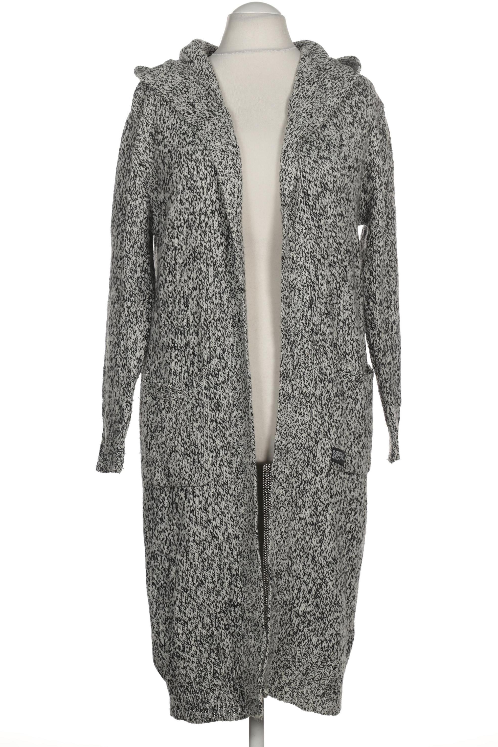 

Superdry Damen Strickjacke, grau, Gr.