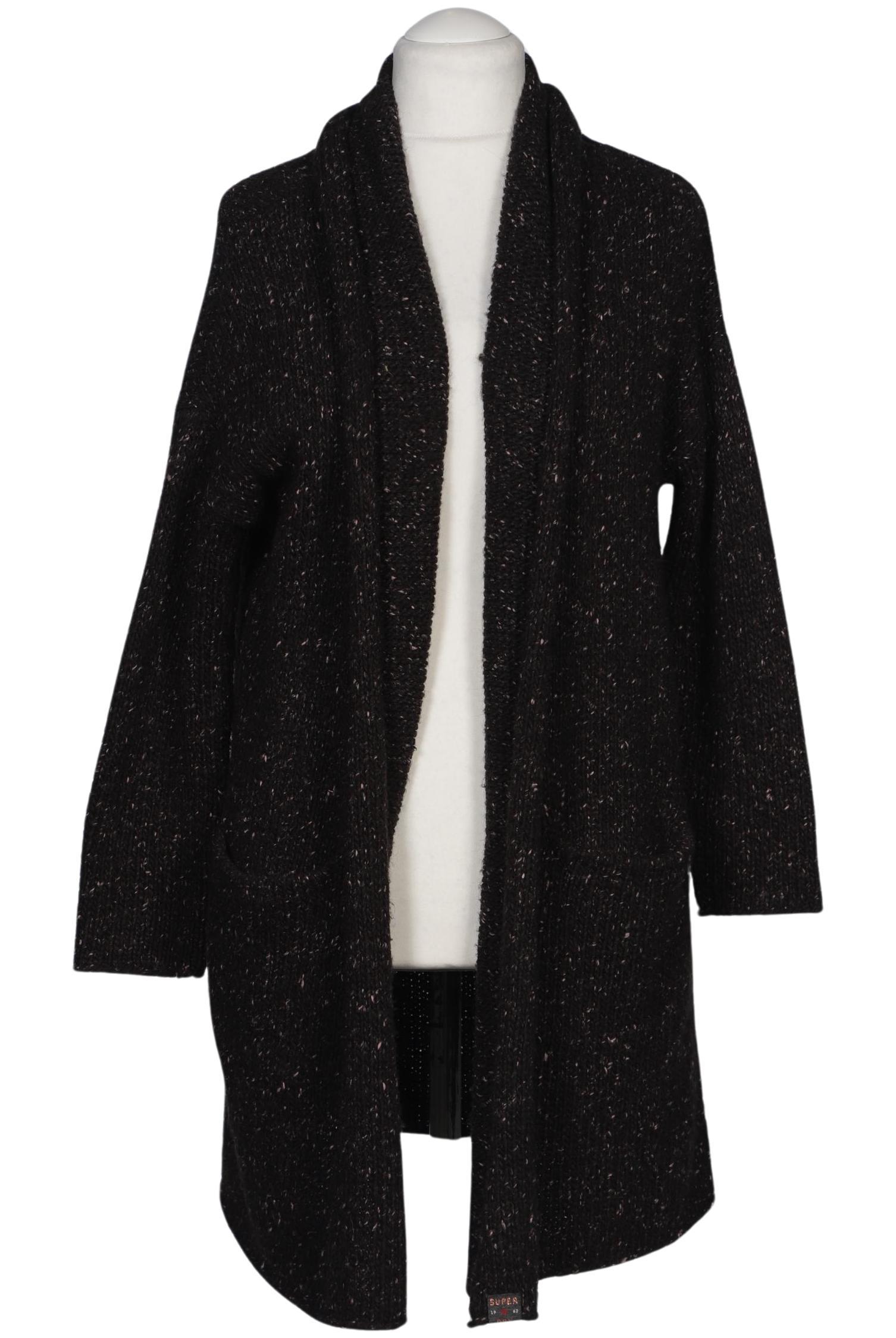

Superdry Damen Strickjacke, schwarz, Gr. 38