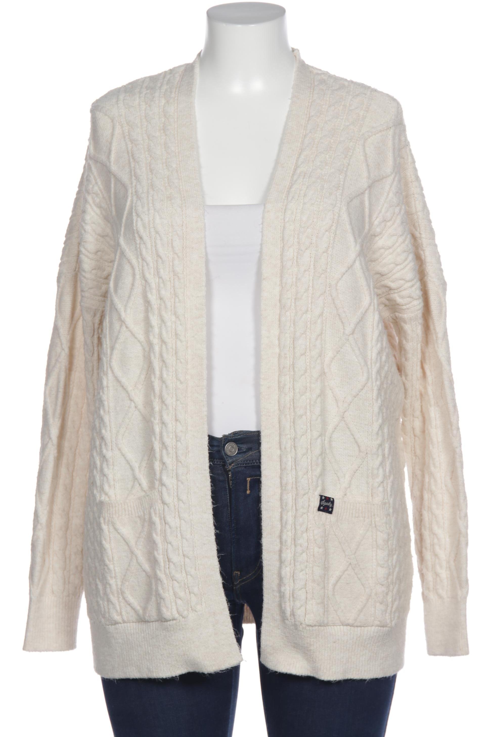 

Superdry Damen Strickjacke, cremeweiß, Gr. 42
