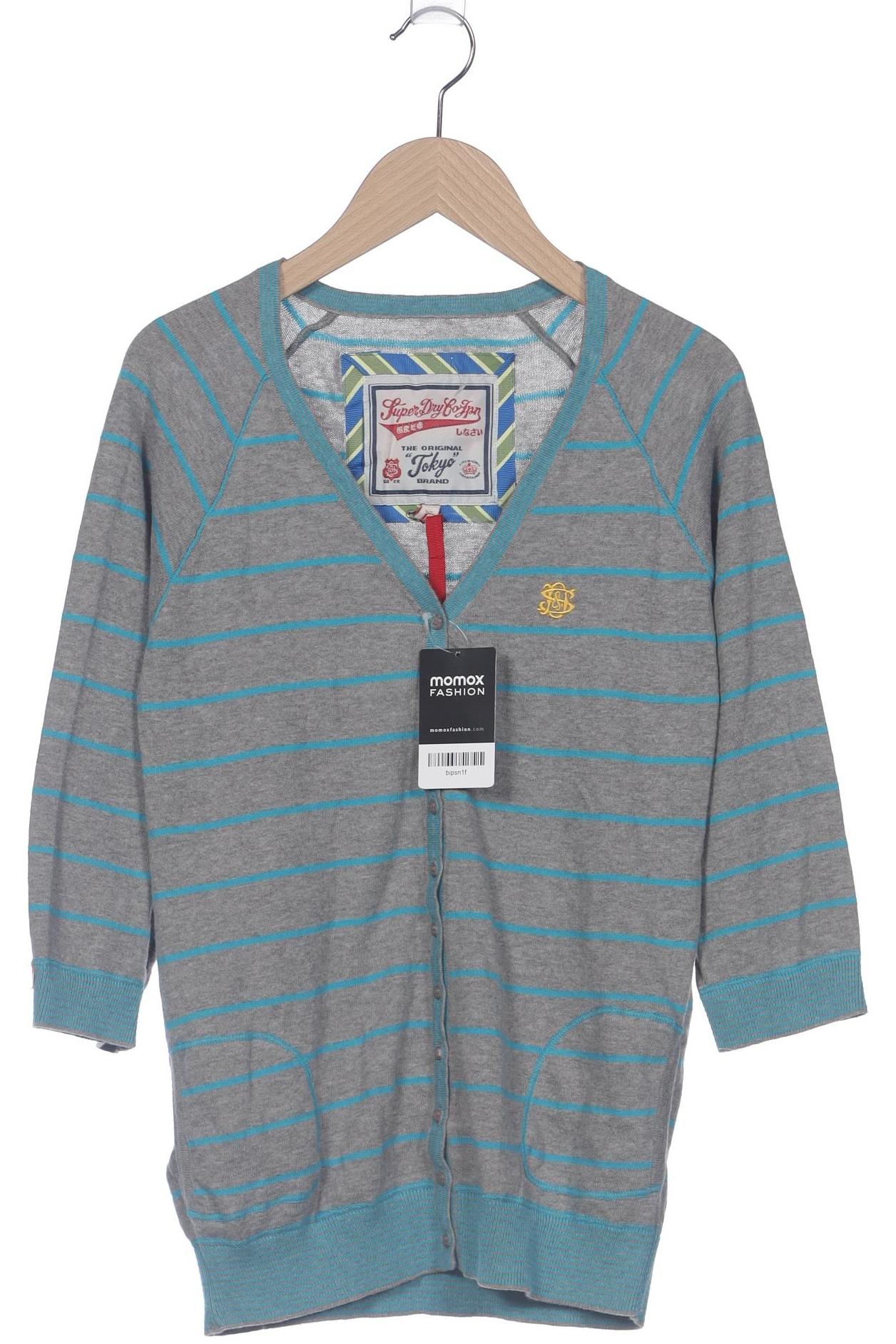 

Superdry Damen Strickjacke, grau, Gr. 42