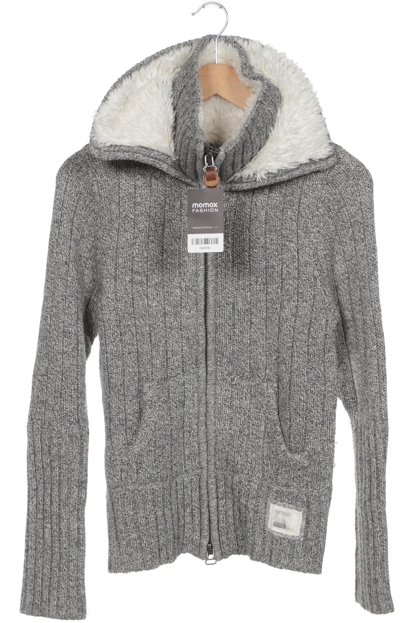 

Superdry Damen Strickjacke, grau, Gr. 38