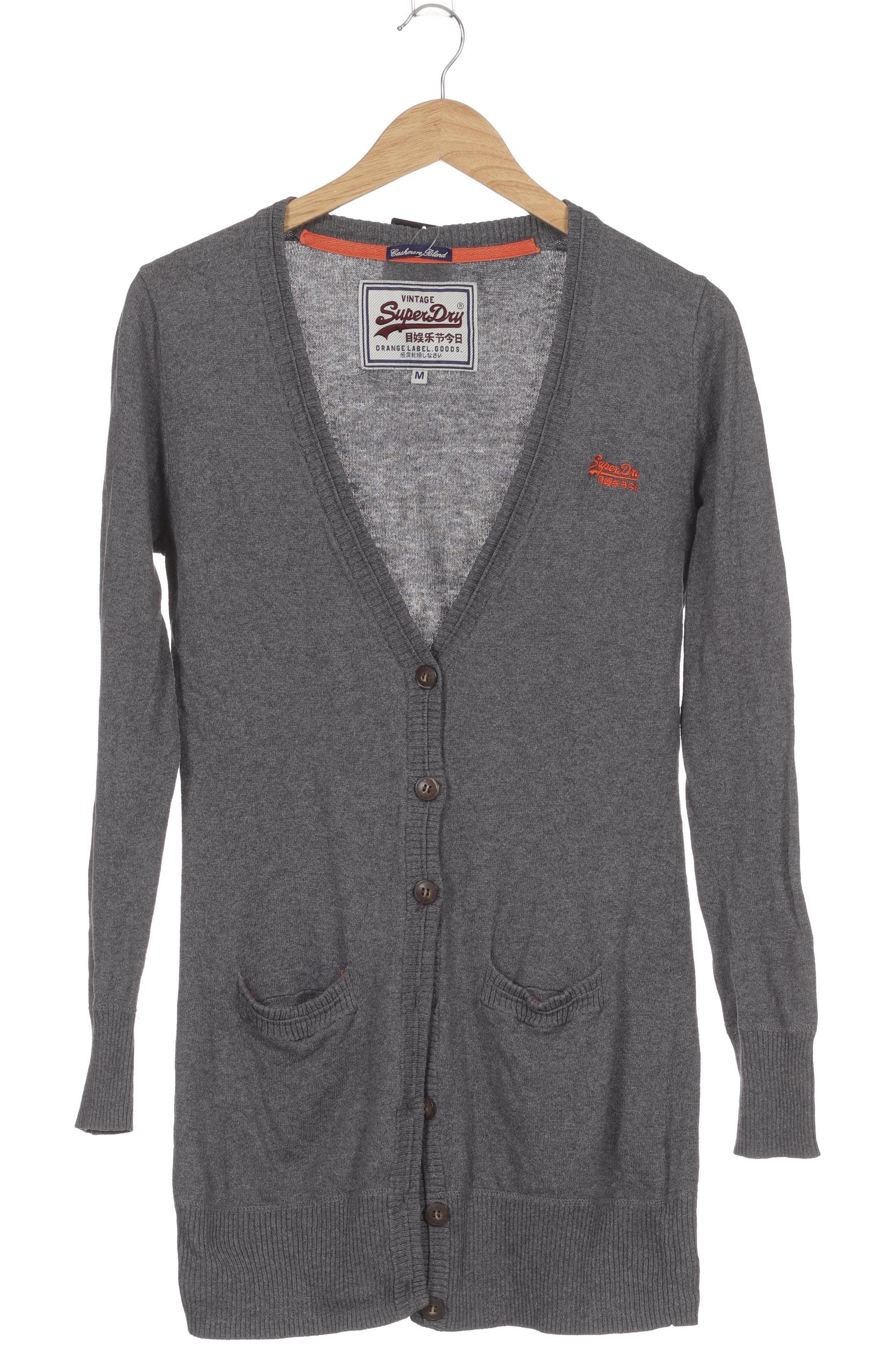 

Superdry Damen Strickjacke, grau, Gr.