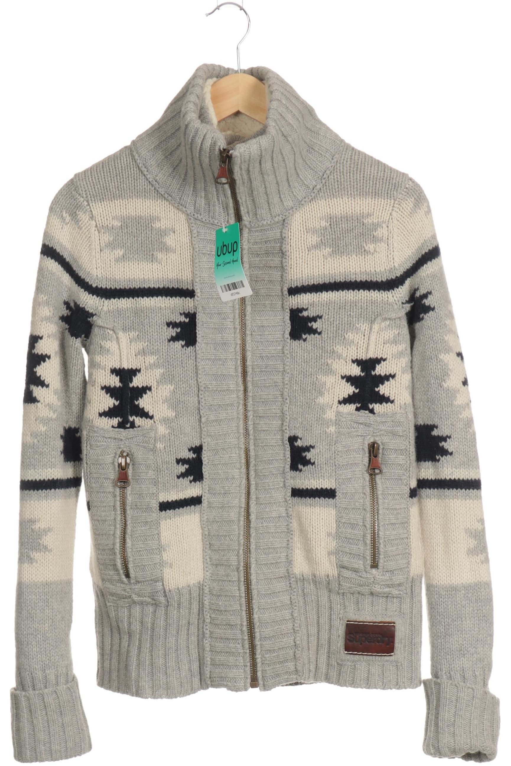 

Superdry Damen Strickjacke, grau, Gr.