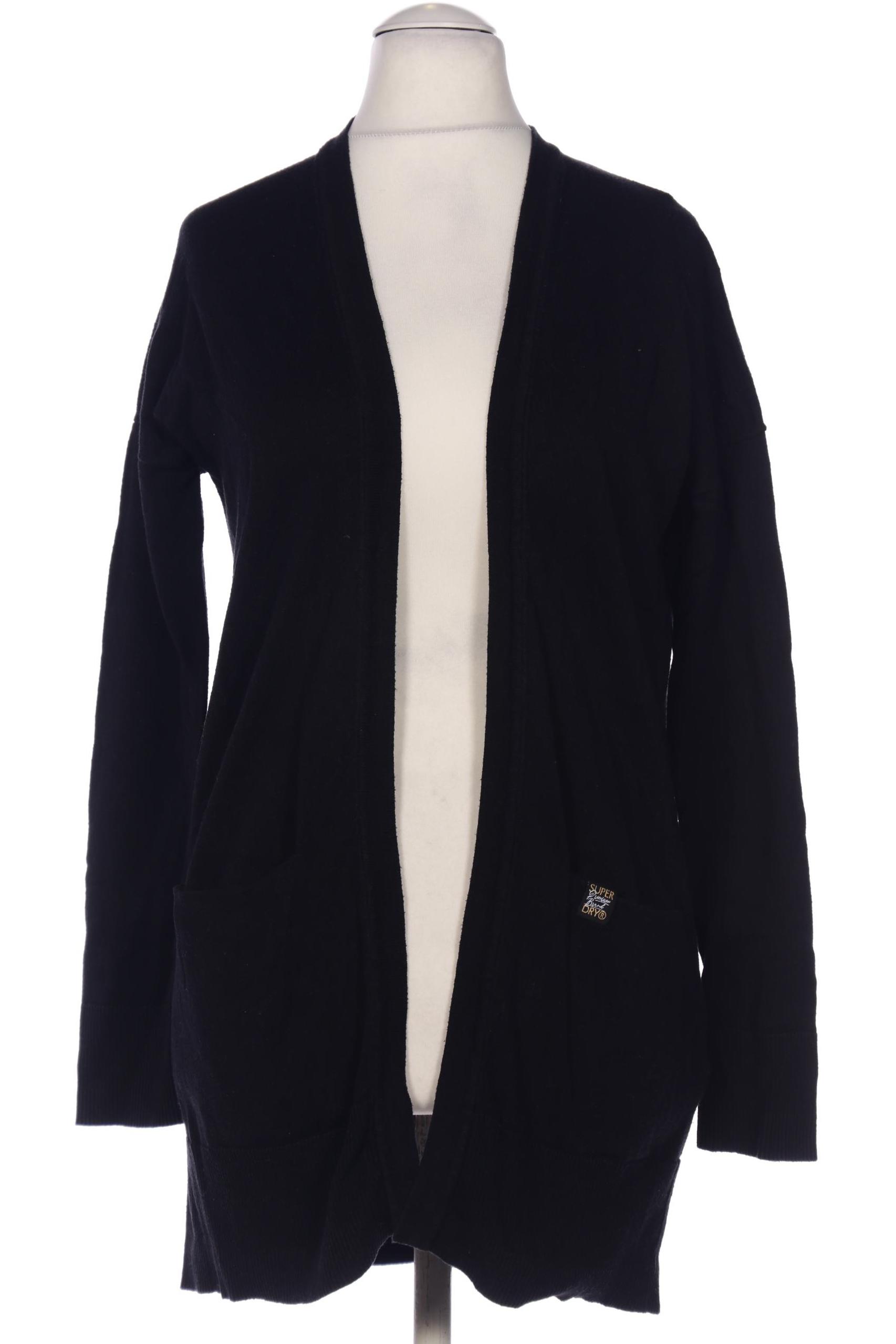 

Superdry Damen Strickjacke, schwarz, Gr. 36
