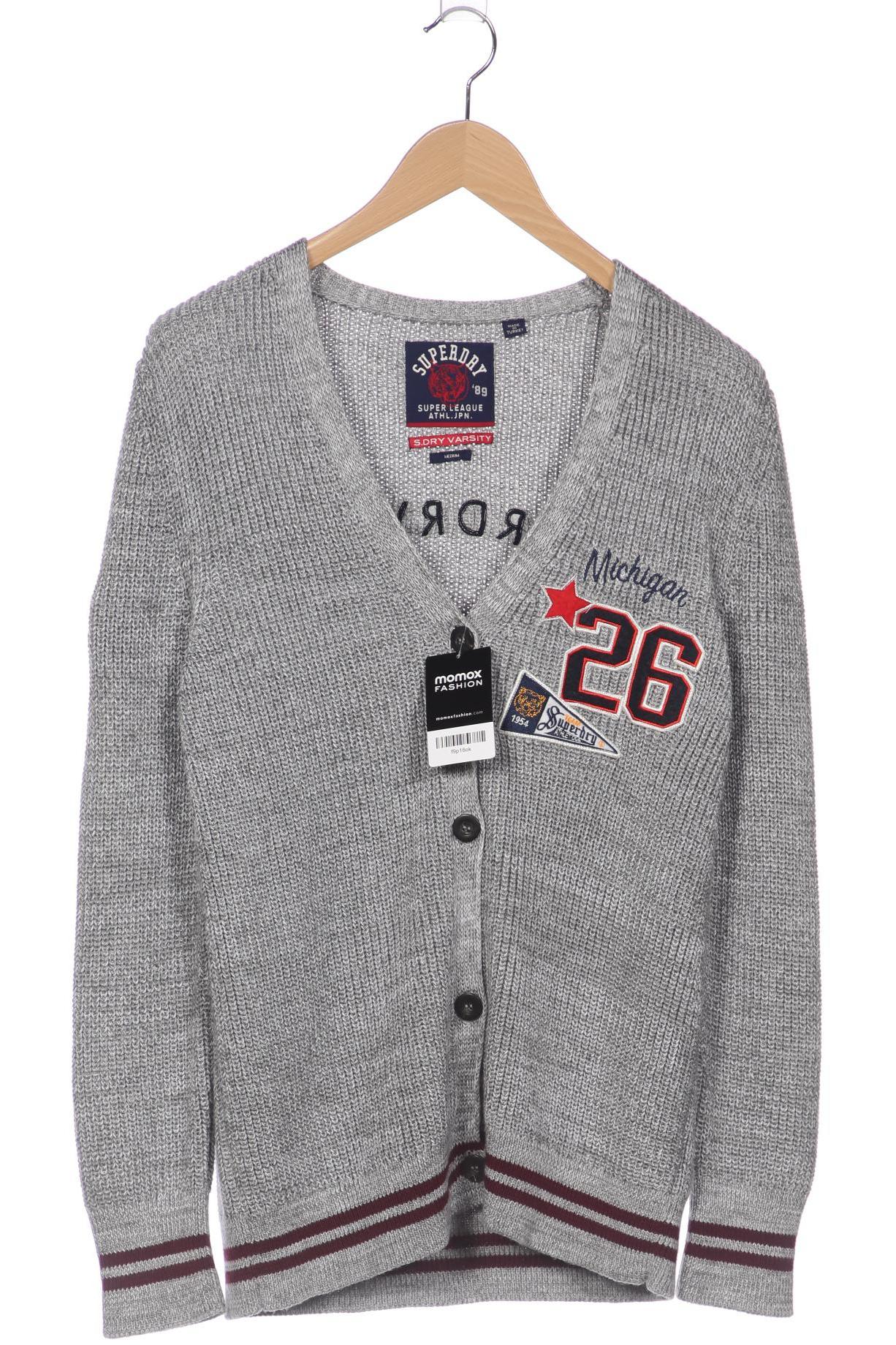 

Superdry Damen Strickjacke, grau, Gr. 38