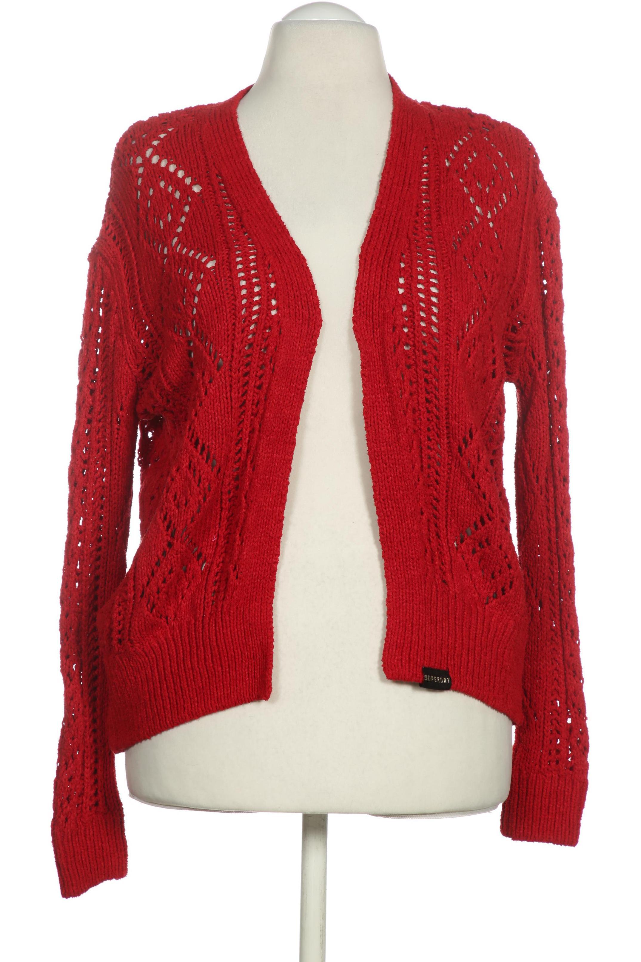 

Superdry Damen Strickjacke, rot, Gr. 40
