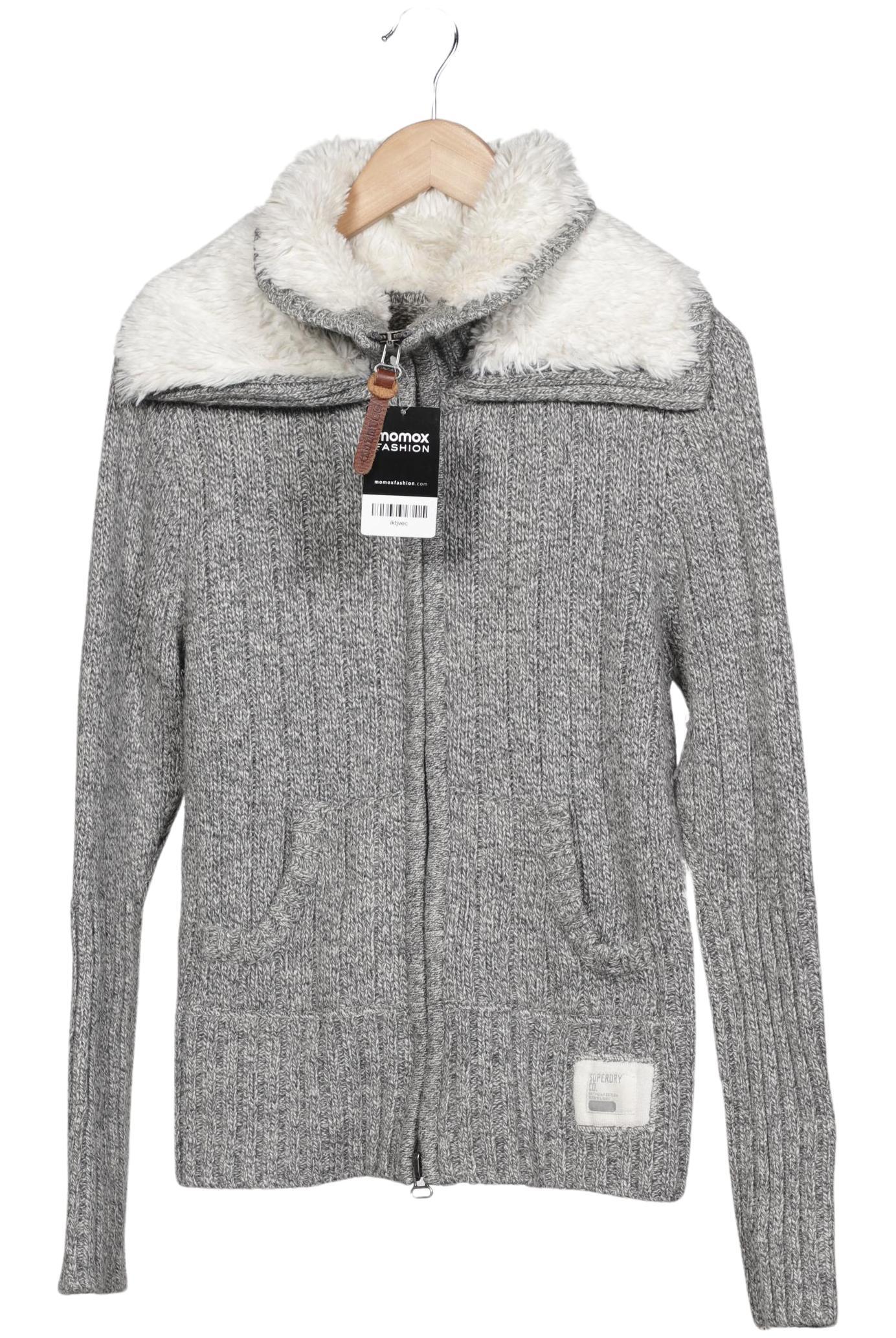 

Superdry Damen Strickjacke, grau, Gr. 42