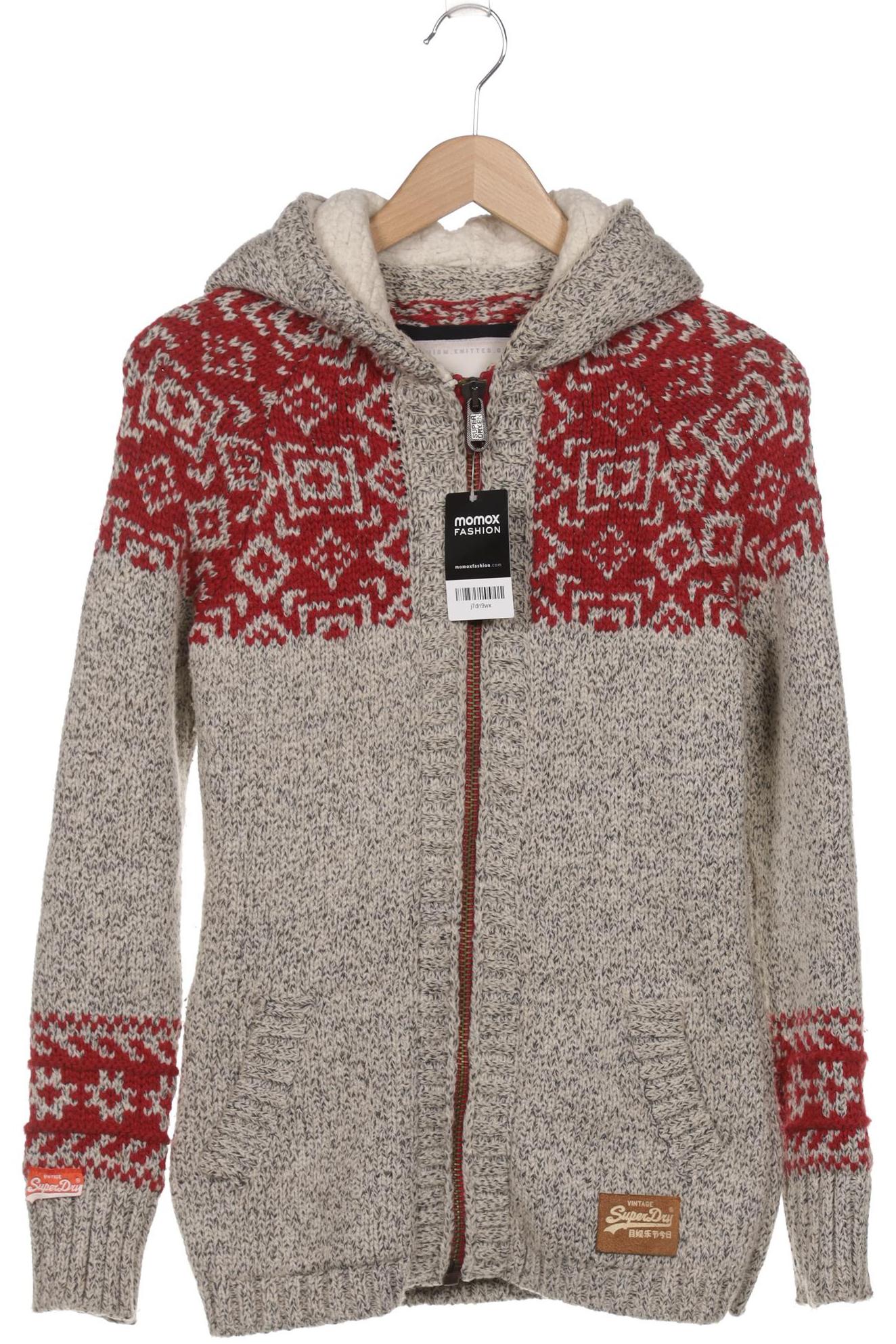 

Superdry Damen Strickjacke, grau, Gr. 38