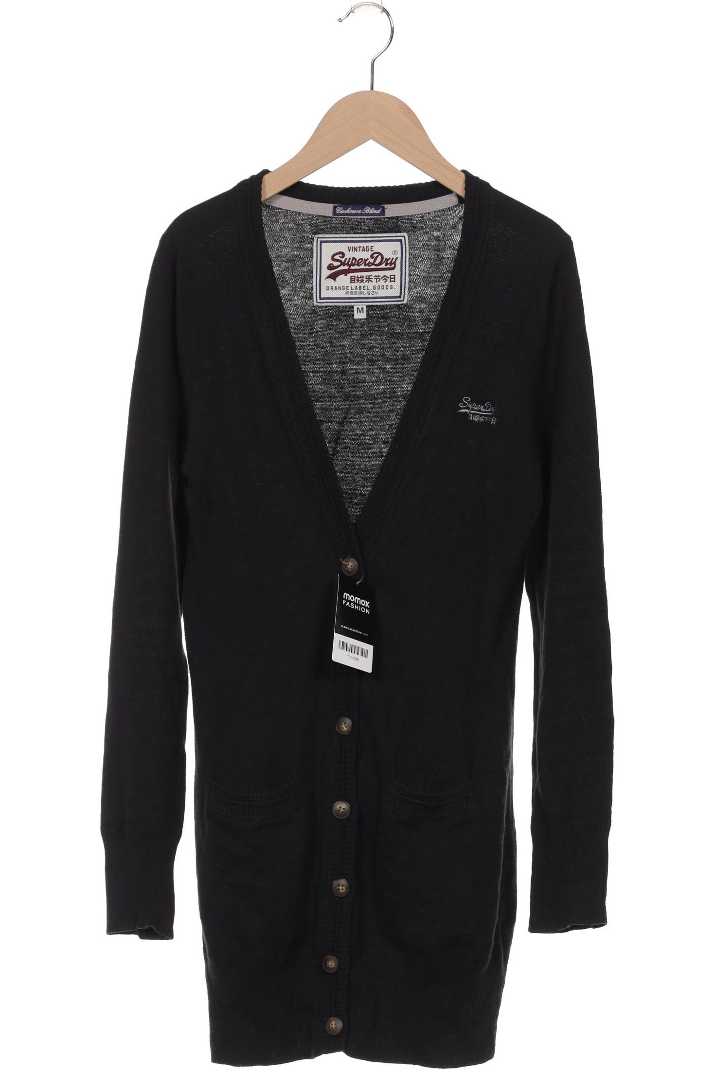 

Superdry Damen Strickjacke, schwarz, Gr. 38