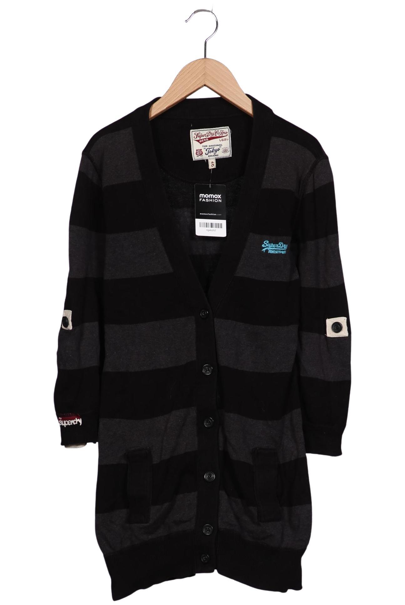 

Superdry Damen Strickjacke, schwarz, Gr. 36