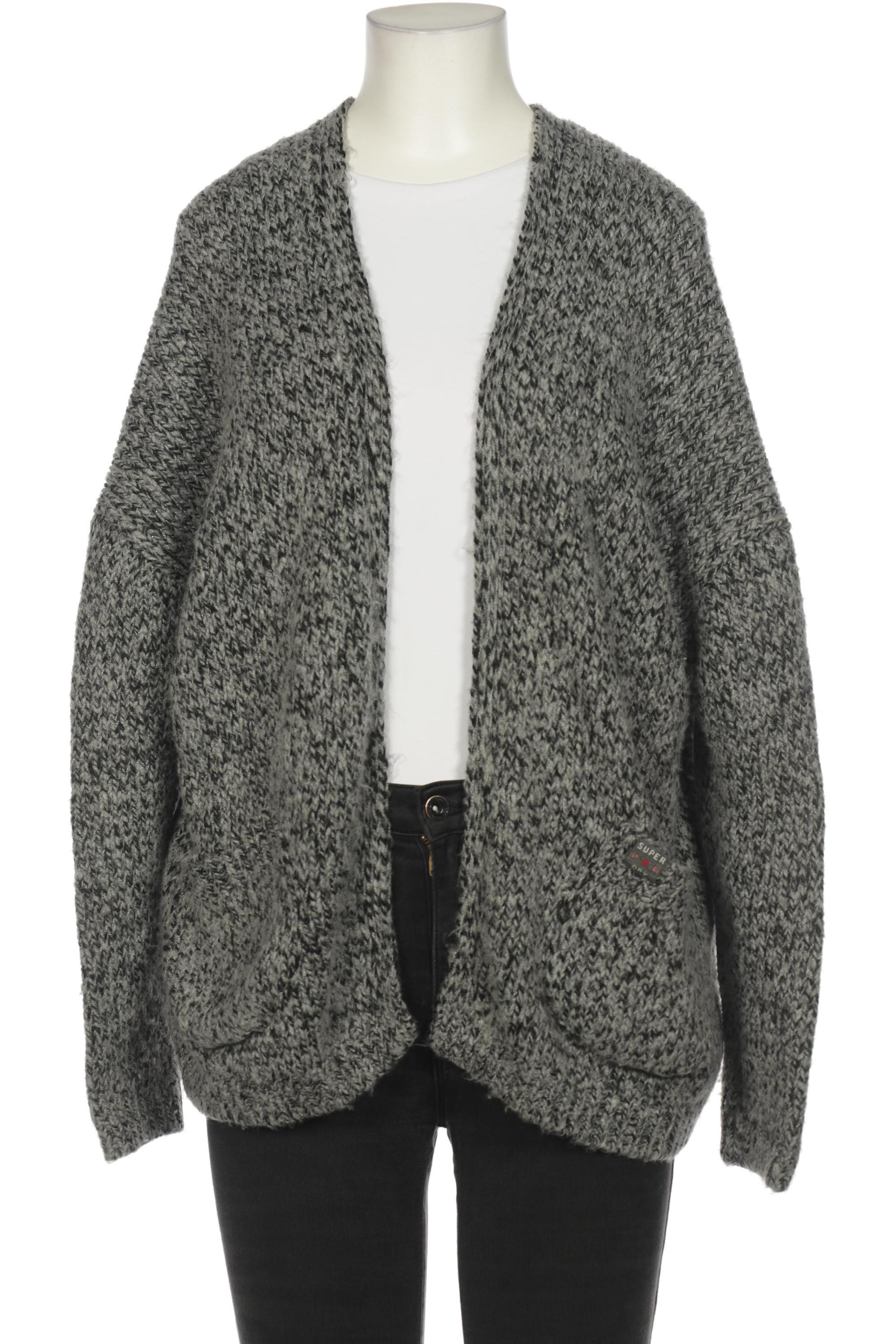 

Superdry Damen Strickjacke, grau, Gr. 36