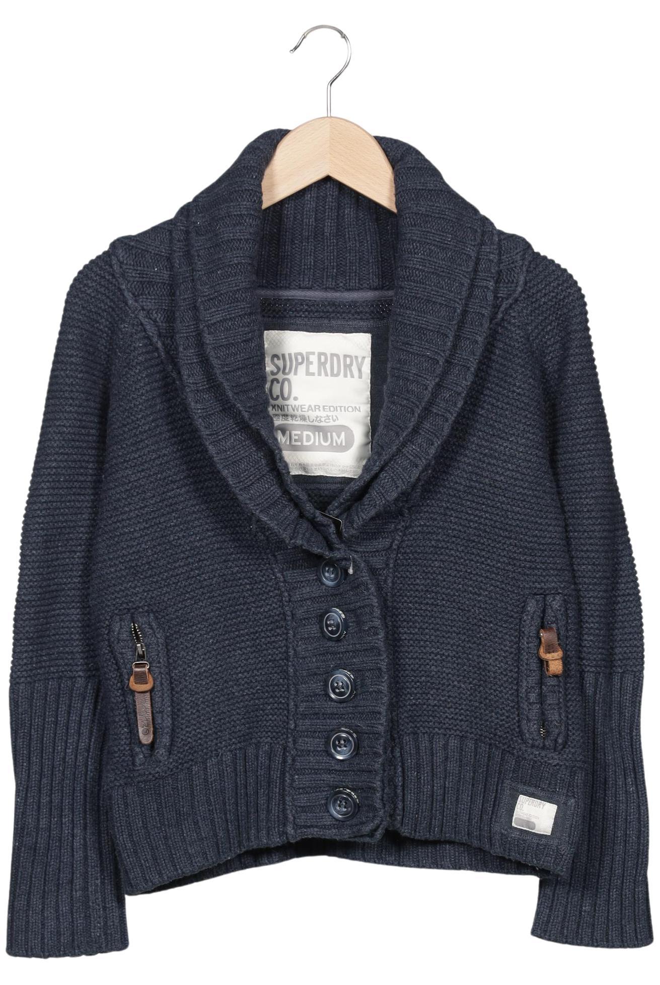 

Superdry Damen Strickjacke, marineblau, Gr. 38