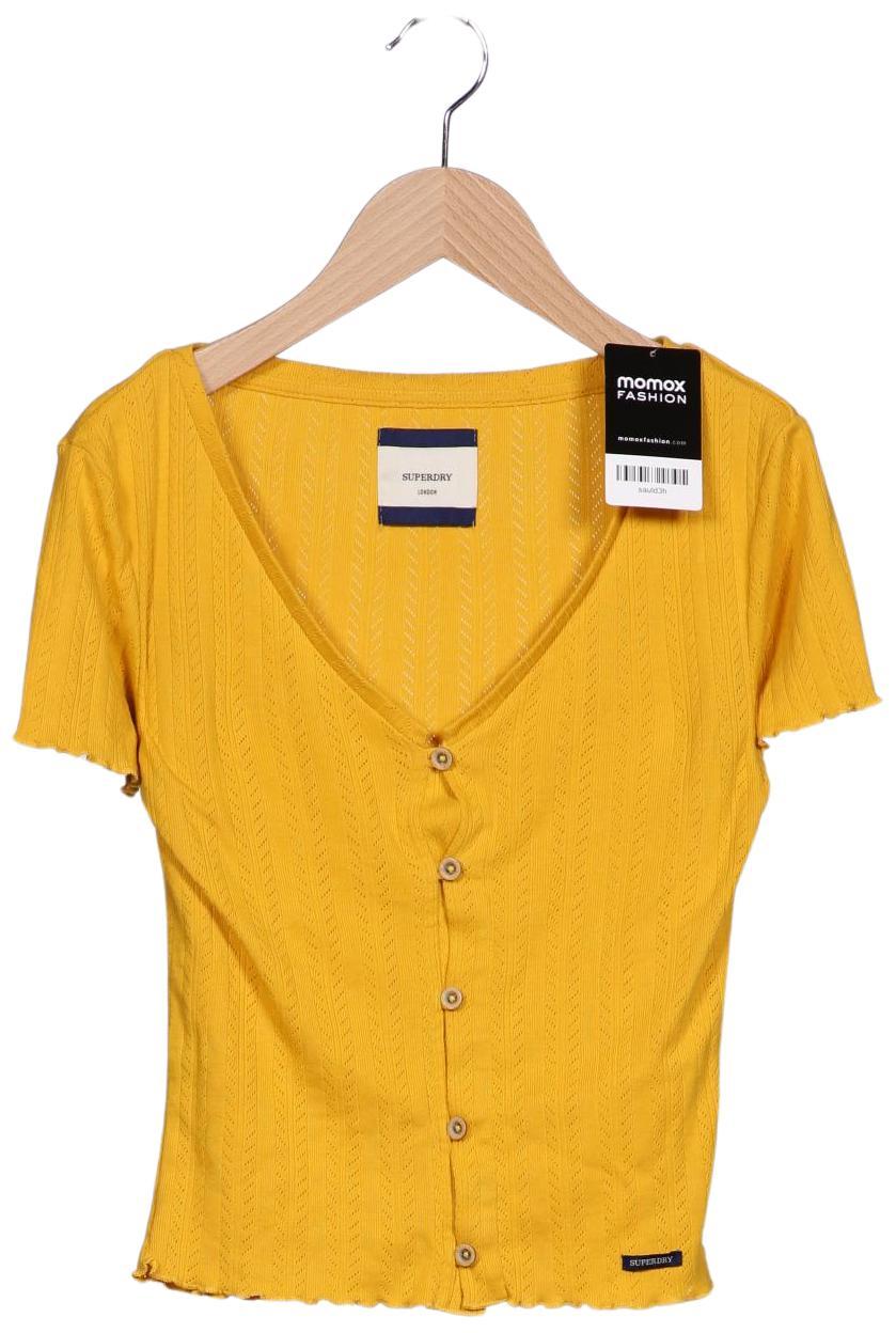 

Superdry Damen Strickjacke, gelb, Gr. 30