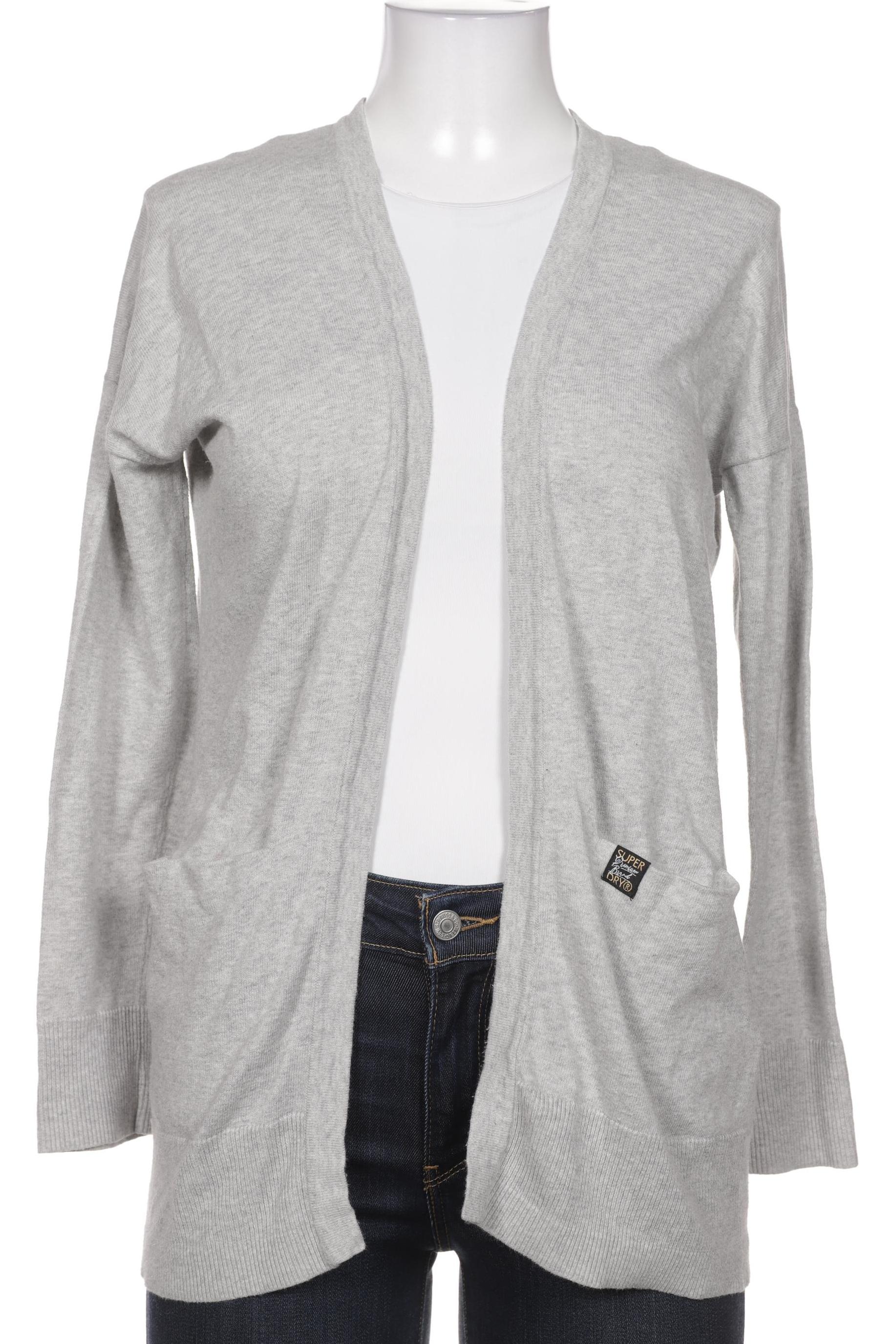 

Superdry Damen Strickjacke, grau, Gr. 40