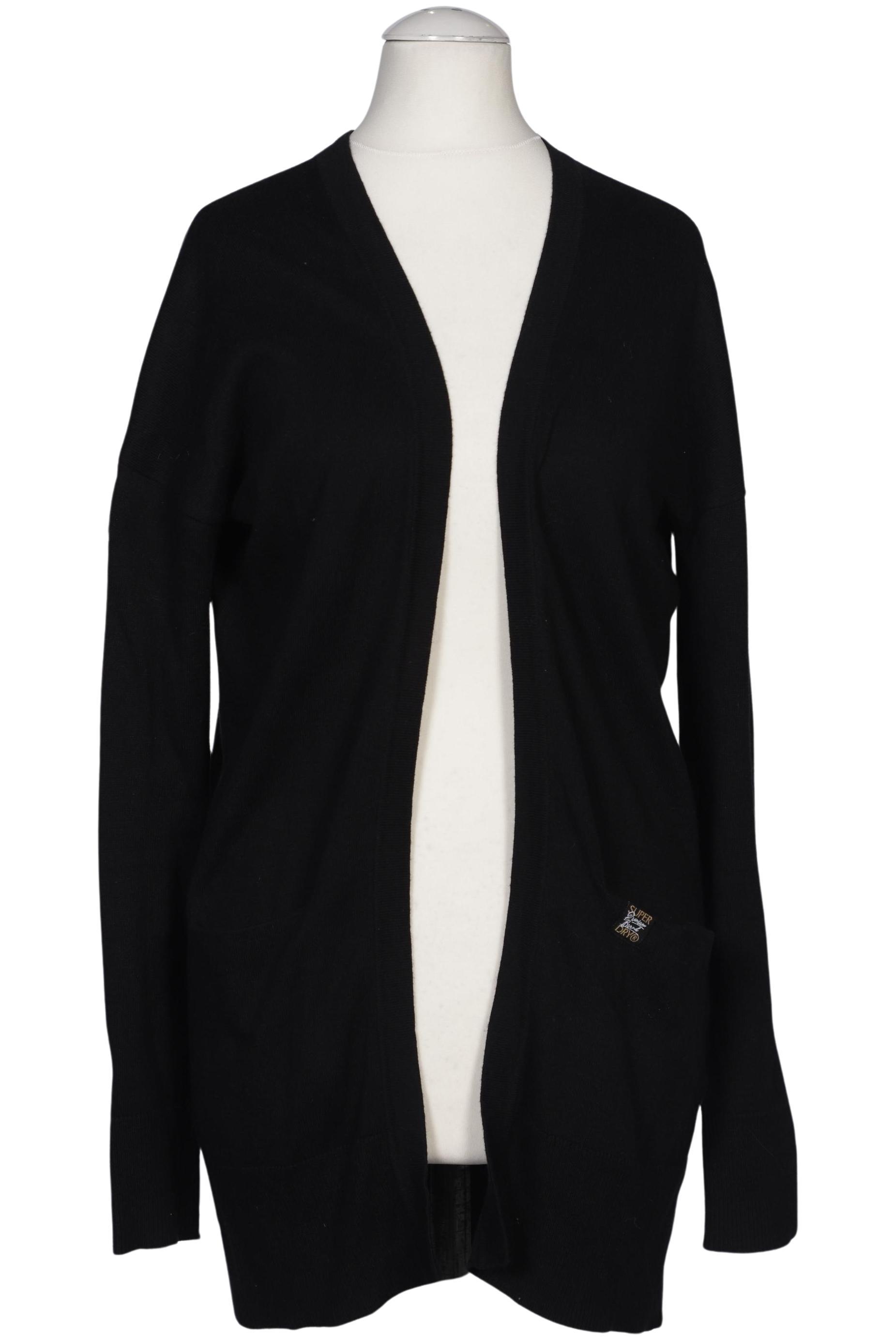 

Superdry Damen Strickjacke, schwarz, Gr. 36