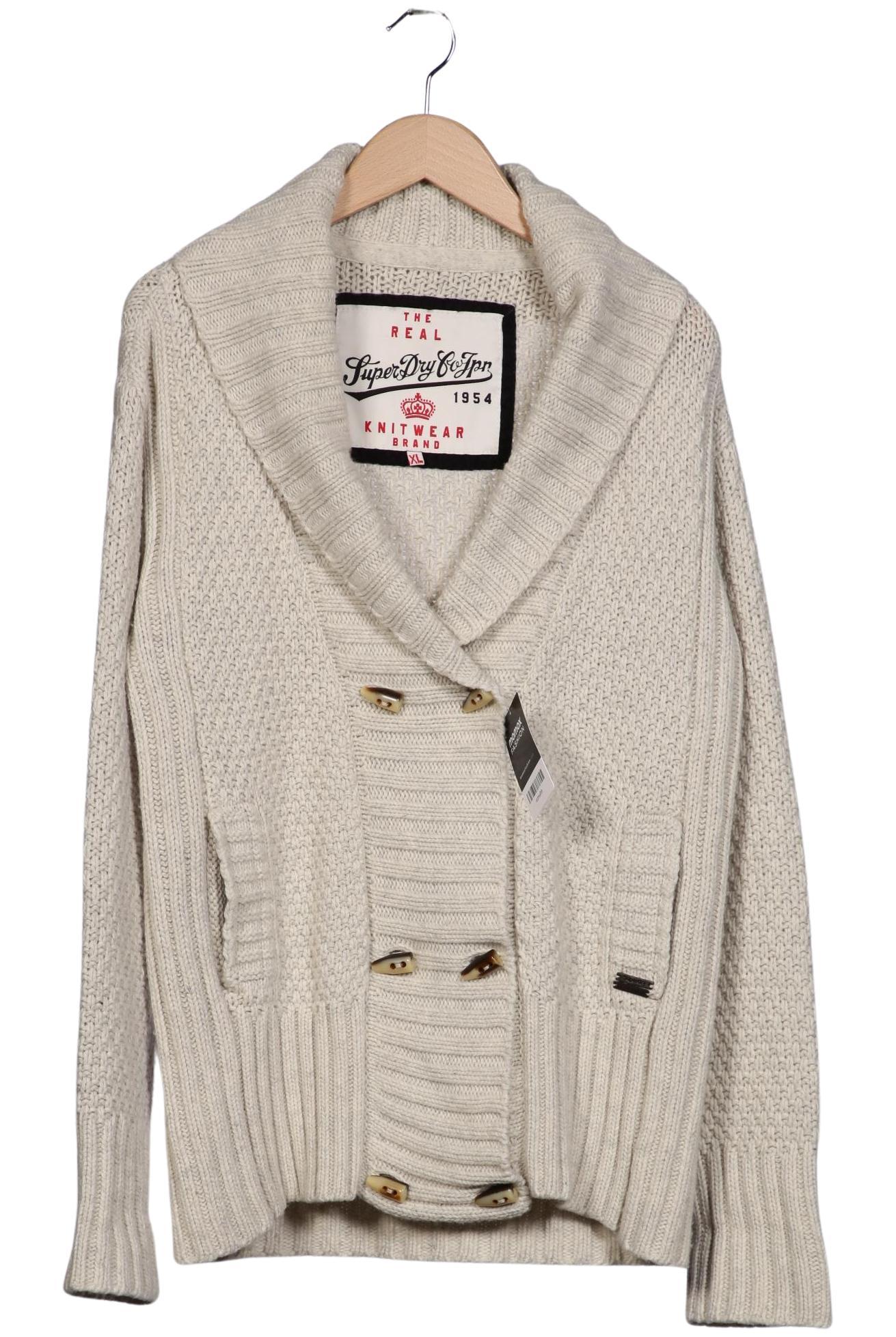 

Superdry Damen Strickjacke, beige, Gr. 44