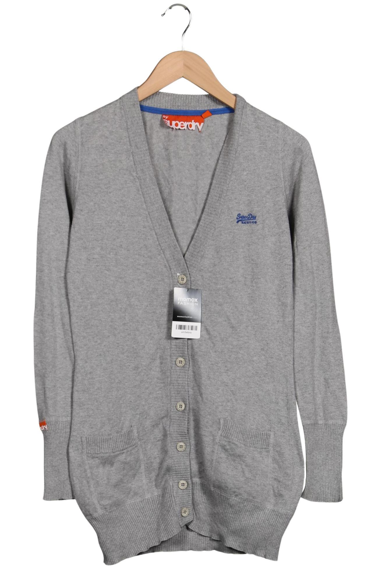 

Superdry Damen Strickjacke, grau, Gr. 38