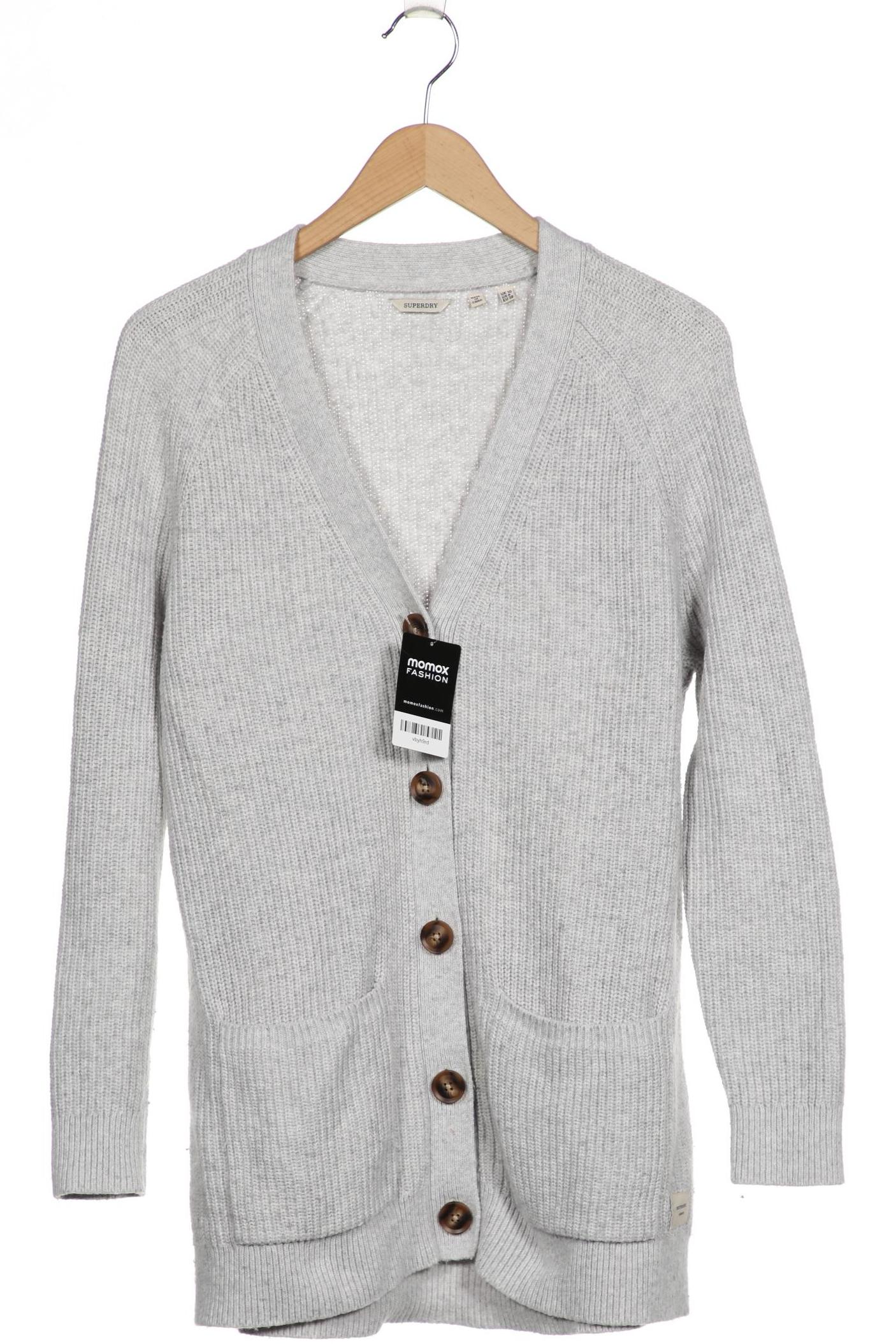 

Superdry Damen Strickjacke, grau, Gr. 38