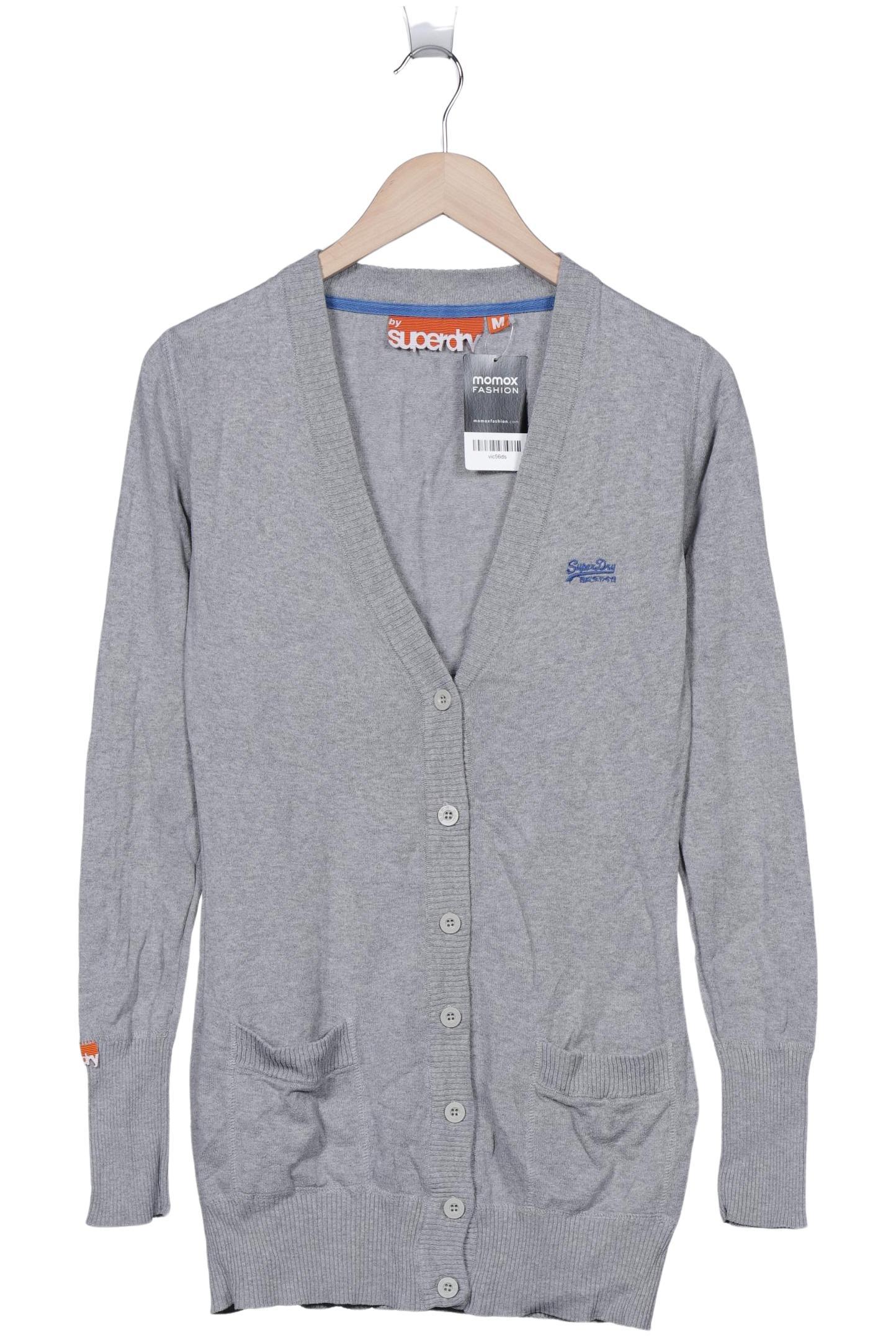 

Superdry Damen Strickjacke, grau, Gr. 38
