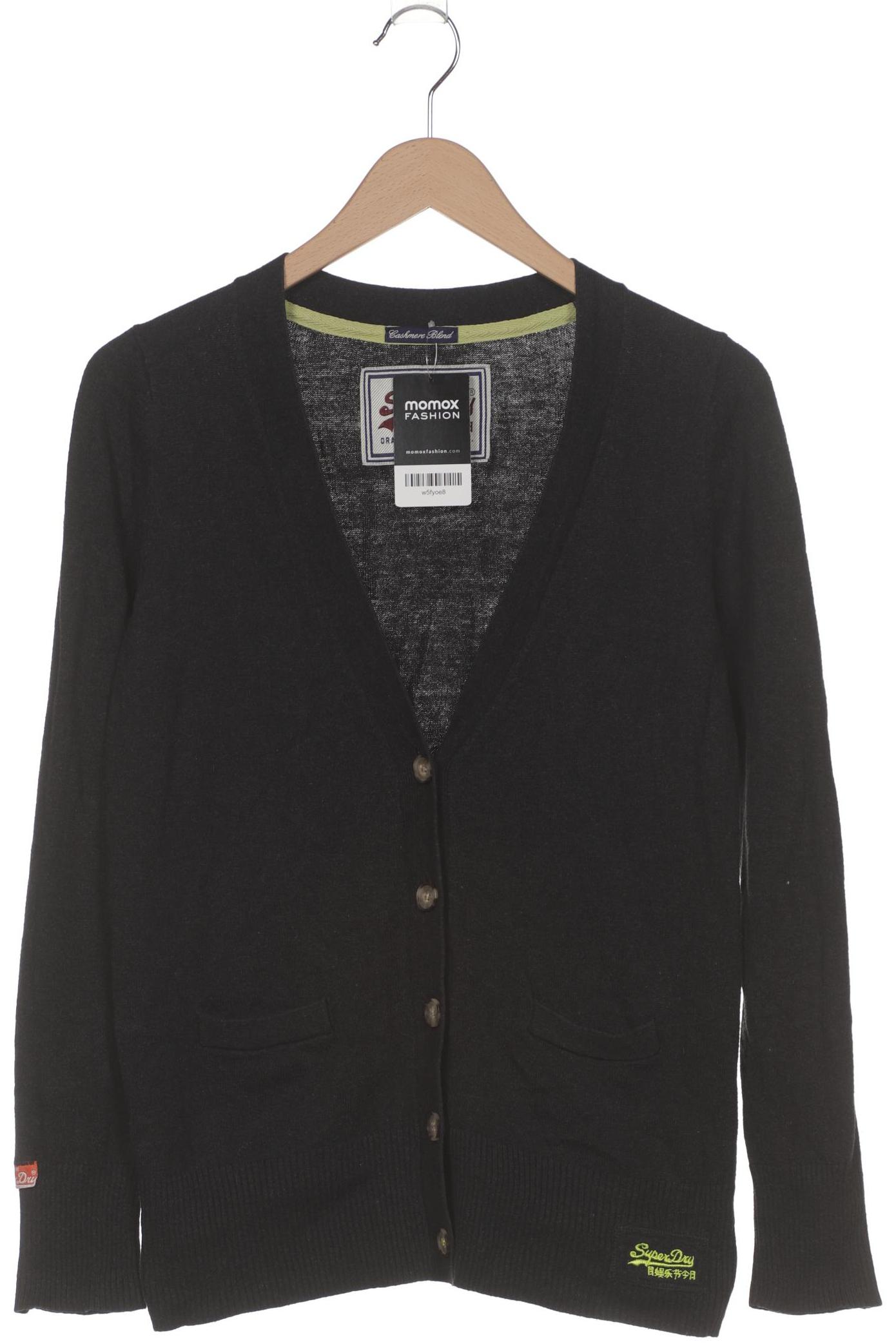 

Superdry Damen Strickjacke, schwarz, Gr. 38
