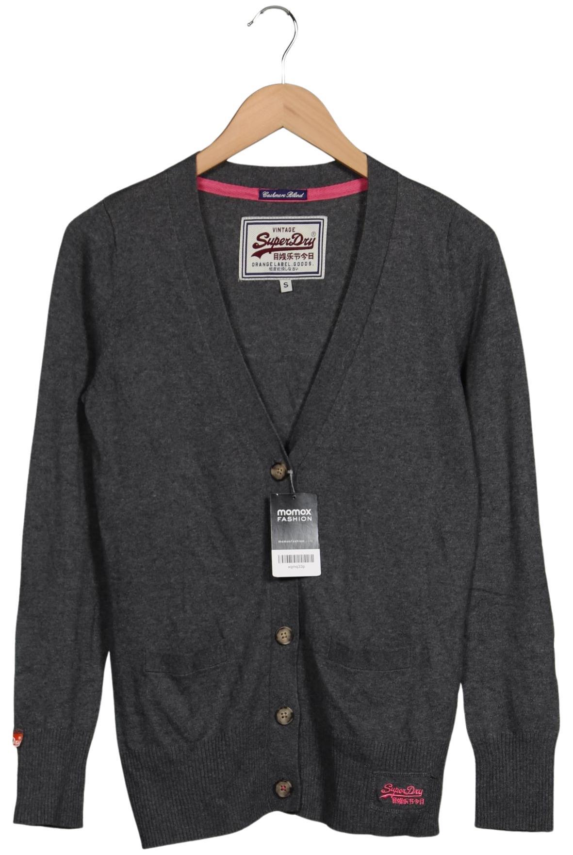 

Superdry Damen Strickjacke, grau, Gr. 36